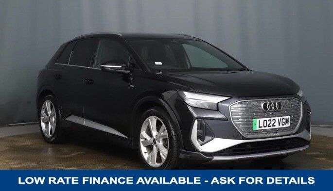 A 2022 AUDI Q4 E-TRON 35 S-LINE ELECTRIC AUTO 55kWh 170 BHP A 2022 AUDI Q4 E-TRON 35 S-LINE ELECTRIC AUTO 55kWh 170 BHP