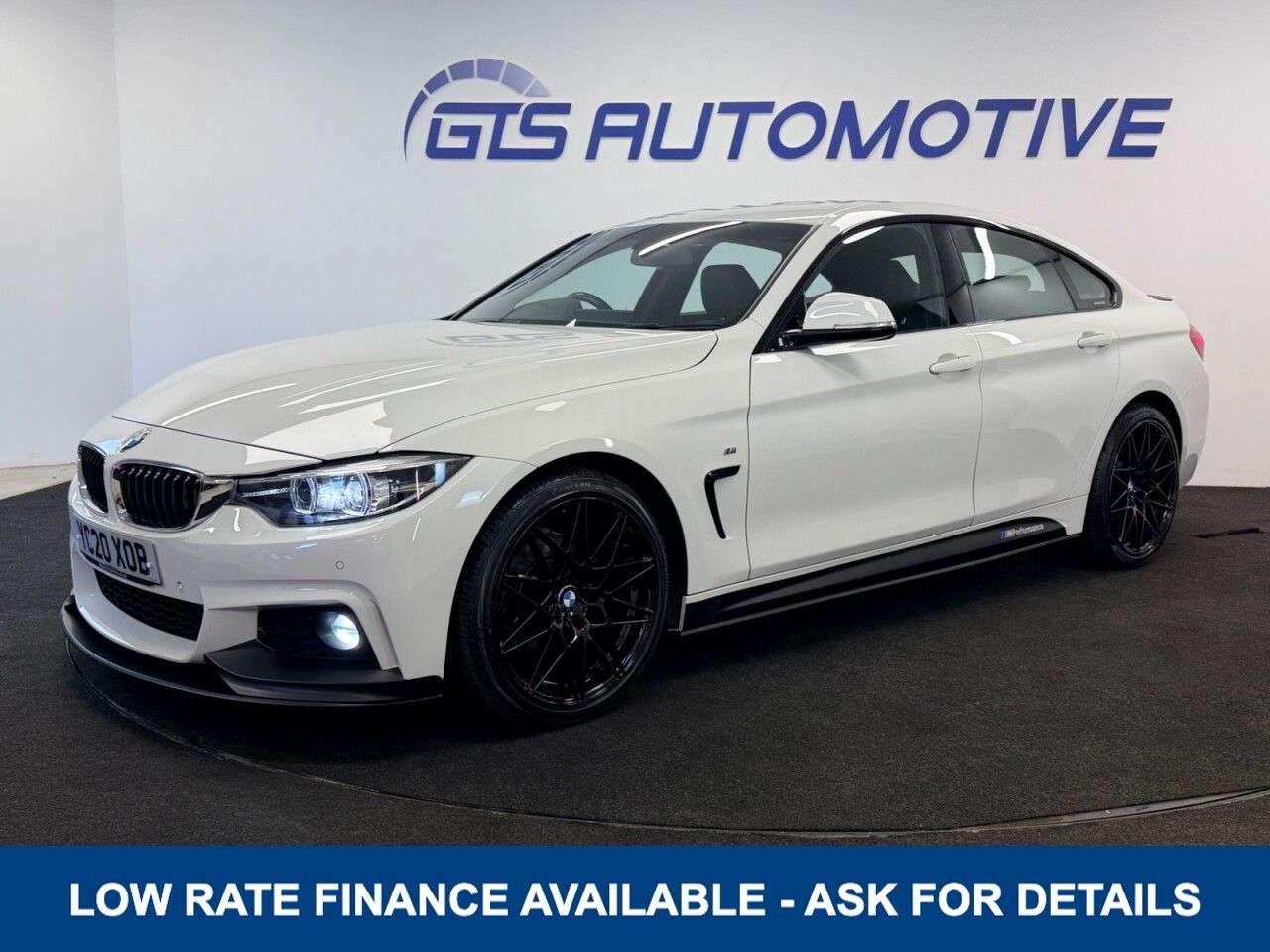 A 2020 BMW 4 SERIES GRAN COUPE 420i M-SPORT 185 BHP + SAT NAV + HEATED LEATHER + M-PERFORMANCE KIT SIX MON A 2020 BMW 4 SERIES GRAN COUPE 420i M-SPORT 185 BHP + SAT NAV + HEATED LEATHER + M-PERFORMANCE KIT SIX MON