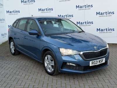 A 2021 SKODA SCALA 1.0 TSI SE FIVE DOOR 110 BHP A 2021 SKODA SCALA 1.0 TSI SE FIVE DOOR 110 BHP