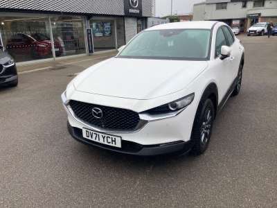 A 2022 MAZDA CX-30 2.0 e-SKYACTIV G MHEV HYBRID SE-L LUX 122 BHP A 2022 MAZDA CX-30 2.0 e-SKYACTIV G MHEV HYBRID SE-L LUX 122 BHP