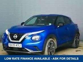A 2025 NISSAN JUKE 1.0 DIG-T N-CONNECTA DCT AUTO 115 BHP A 2025 NISSAN JUKE 1.0 DIG-T N-CONNECTA DCT AUTO 115 BHP