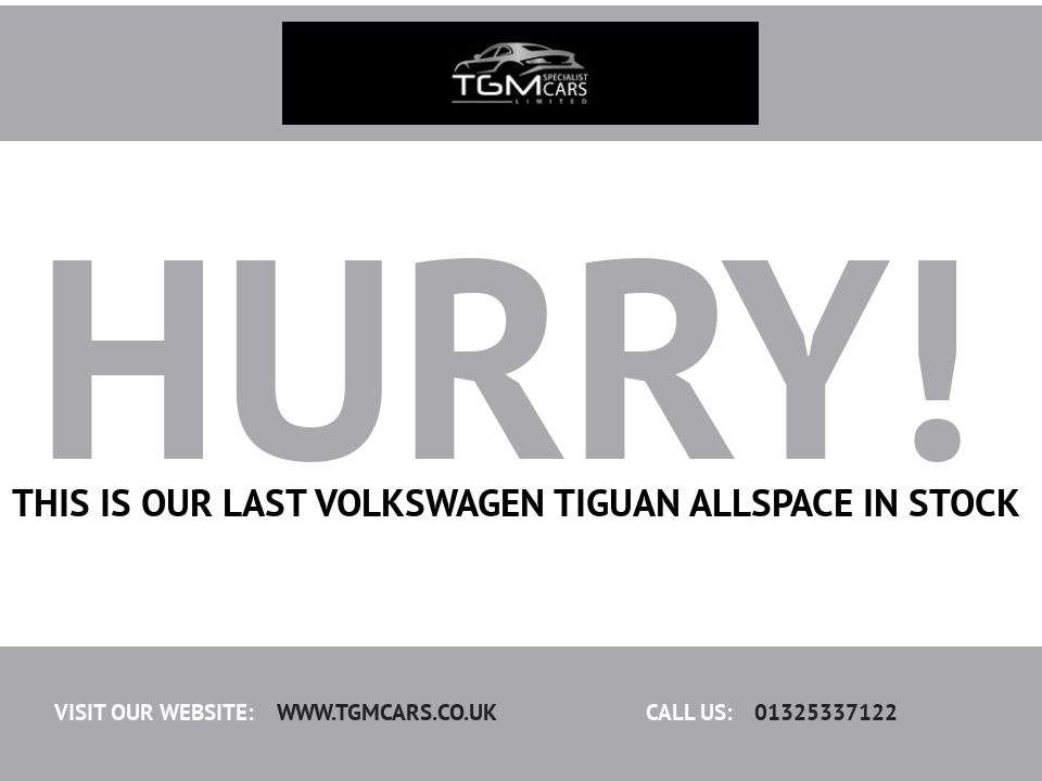 A 2022 VOLKSWAGEN TIGUAN ALLSPACE 1.5 TSI Life SUV 5dr Petrol DSG Euro 6 (s/s) (150 ps) A 2022 VOLKSWAGEN TIGUAN ALLSPACE 1.5 TSI Life SUV 5dr Petrol DSG Euro 6 (s/s) (150 ps)