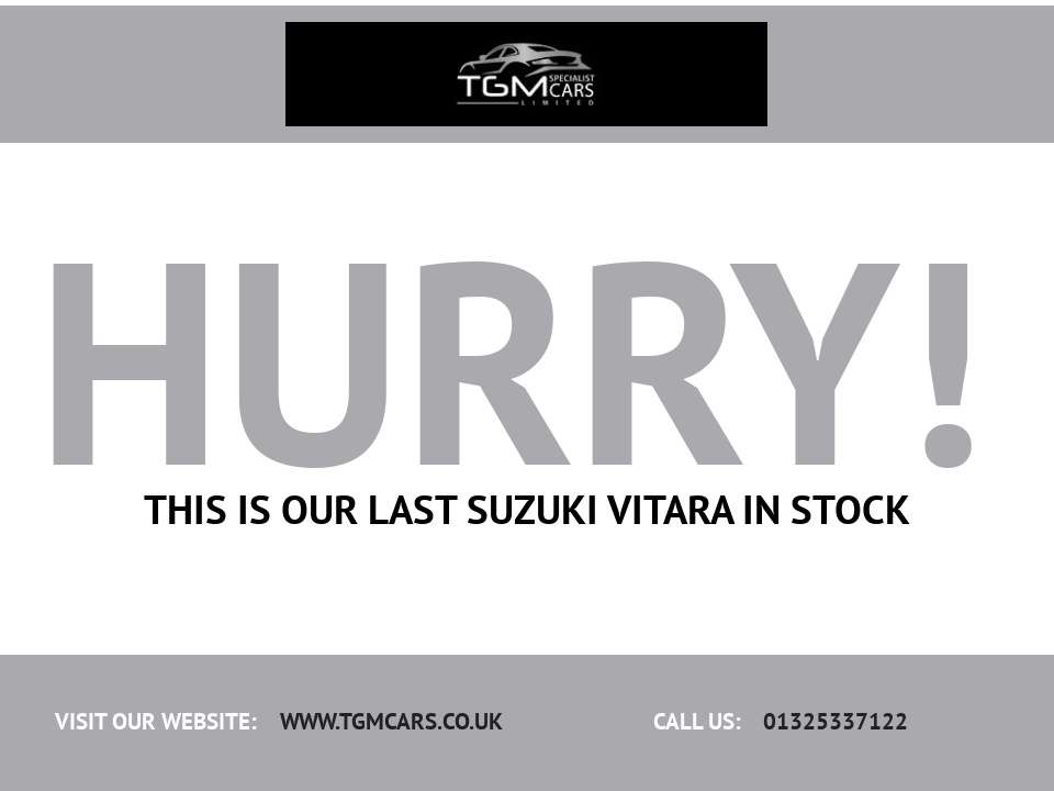 A 2018 SUZUKI VITARA 1.4 Boosterjet SZ5 SUV 5dr Petrol Manual ALLGRIP Euro 6 (s/s) (140 ps) A 2018 SUZUKI VITARA 1.4 Boosterjet SZ5 SUV 5dr Petrol Manual ALLGRIP Euro 6 (s/s) (140 ps)