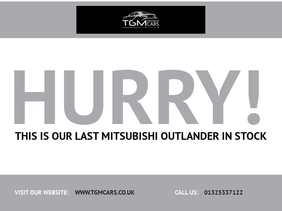A 2017 MITSUBISHI OUTLANDER 2.2 DI-D 3 SUV 5dr Diesel Manual 4WD Euro 6 (s/s) (147 ps) 2 KEYS, FULL SER A 2017 MITSUBISHI OUTLANDER 2.2 DI-D 3 SUV 5dr Diesel Manual 4WD Euro 6 (s/s) (147 ps) 2 KEYS, FULL SER