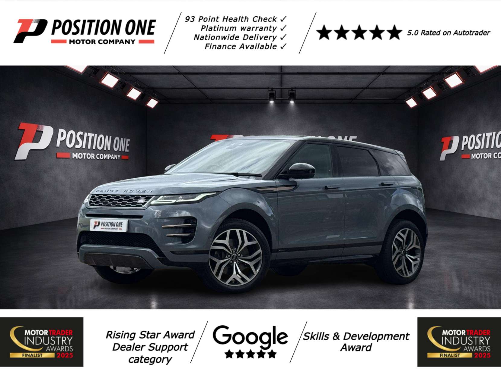 A 2020 LAND ROVER RANGE ROVER EVOQUE 2.0 D180 MHEV First Edition SUV 5dr Diesel Auto 4WD Euro 6 (s/s) (180 ps) A 2020 LAND ROVER RANGE ROVER EVOQUE 2.0 D180 MHEV First Edition SUV 5dr Diesel Auto 4WD Euro 6 (s/s) (180 ps)