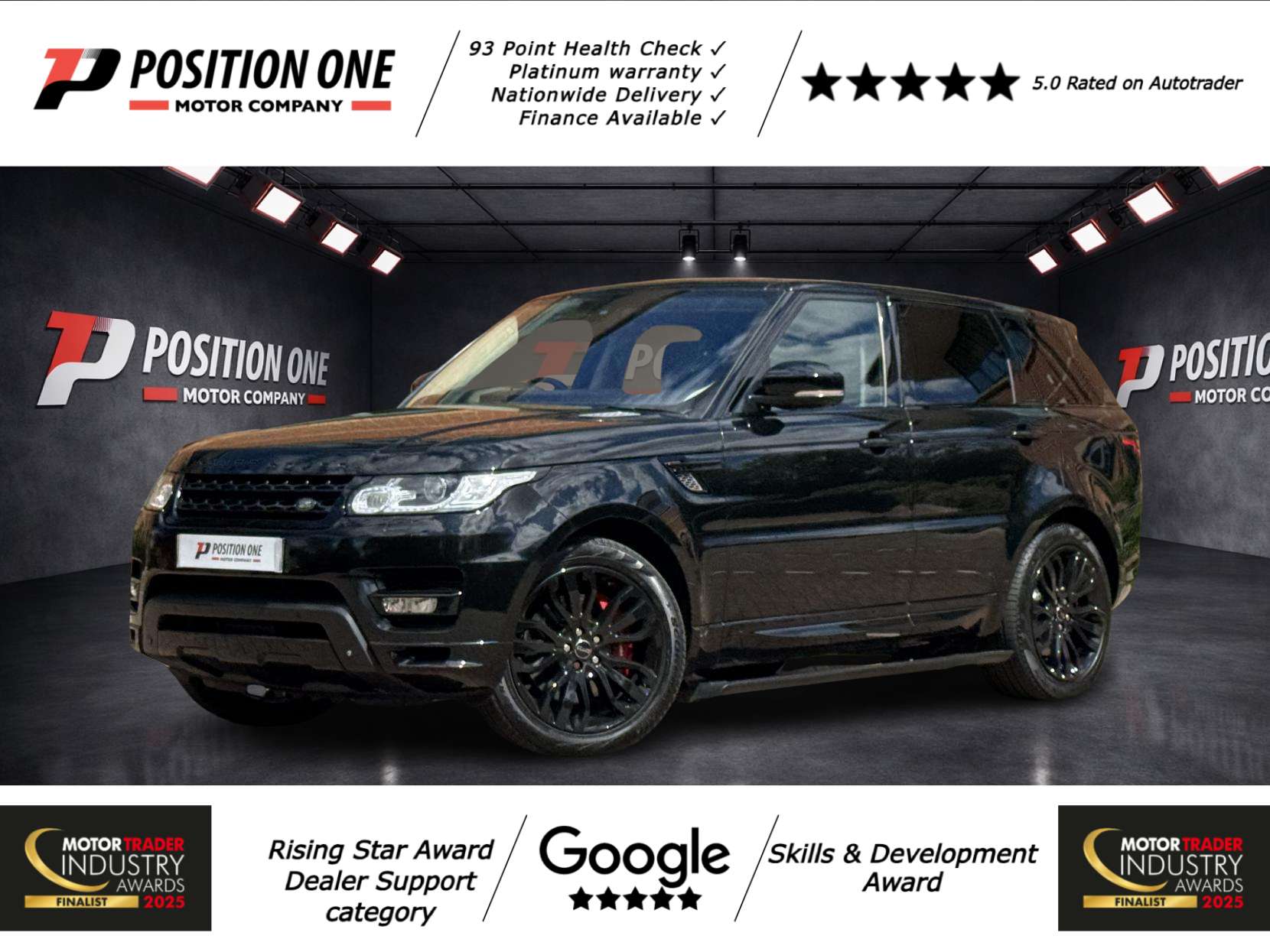 A 2015 LAND ROVER RANGE ROVER SPORT 3.0 SD V6 Autobiography Dynamic SUV 5dr Diesel Auto 4WD Euro 5 (s/s) (306 ps) A 2015 LAND ROVER RANGE ROVER SPORT 3.0 SD V6 Autobiography Dynamic SUV 5dr Diesel Auto 4WD Euro 5 (s/s) (306 ps)