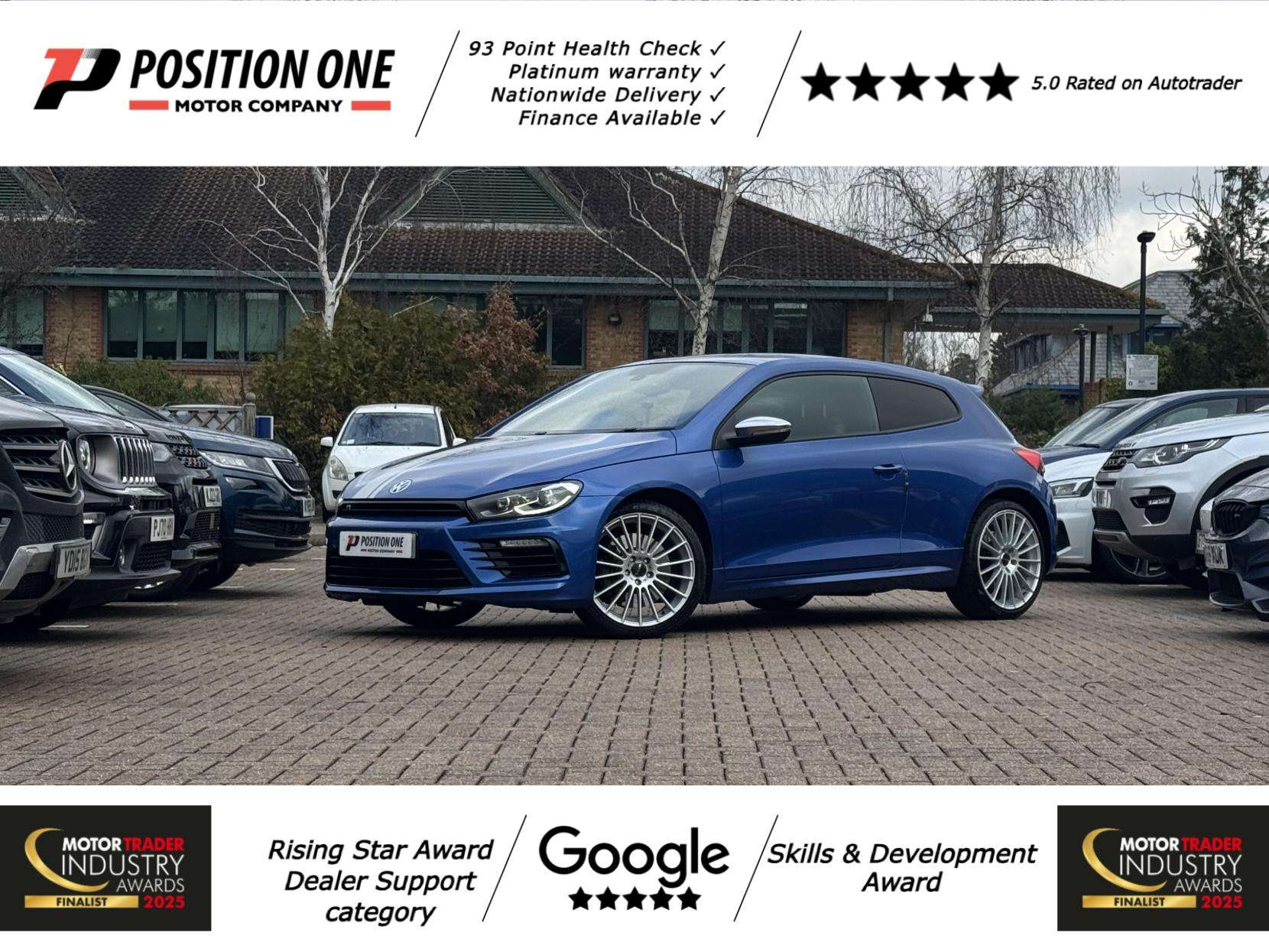 A 2017 VOLKSWAGEN SCIROCCO 2.0 TSI R Hatchback 3dr Petrol Manual Euro 6 (s/s) (280 ps) A 2017 VOLKSWAGEN SCIROCCO 2.0 TSI R Hatchback 3dr Petrol Manual Euro 6 (s/s) (280 ps)