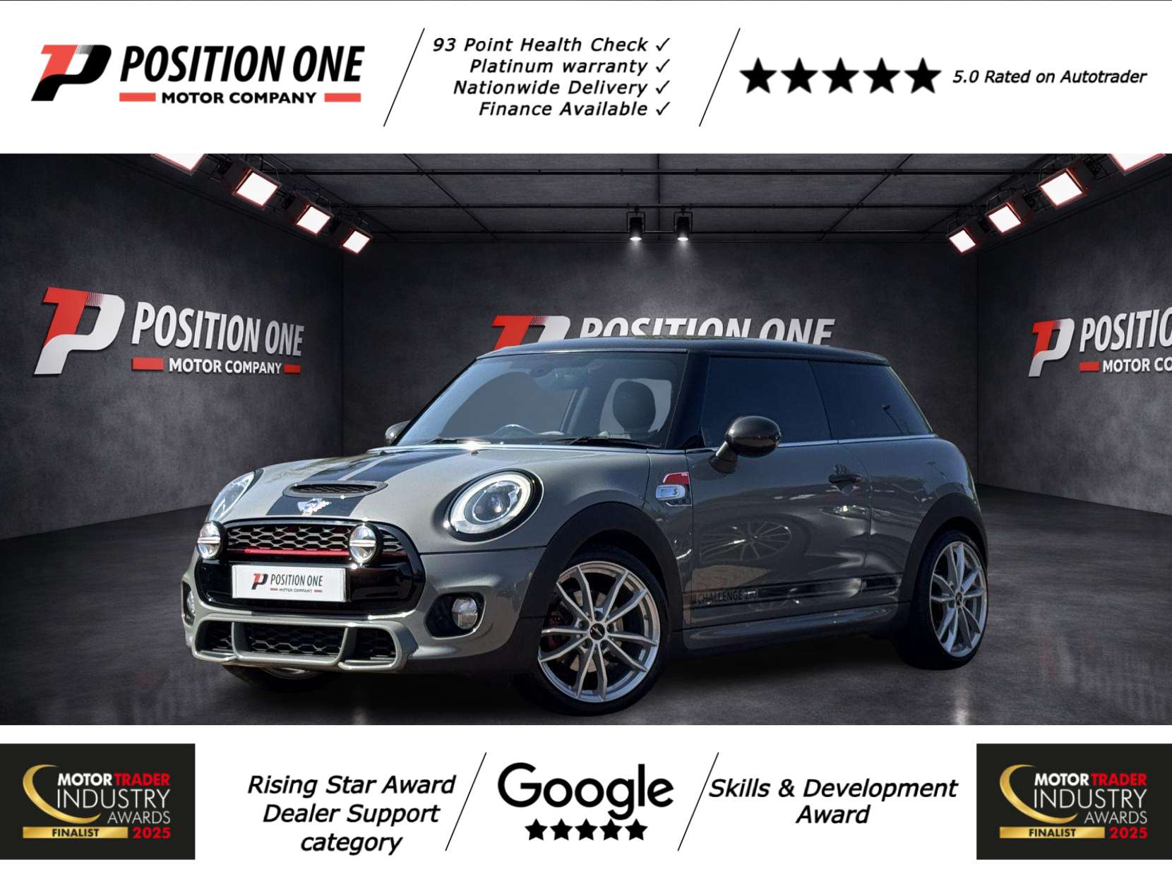 A 2015 MINI HATCH 2.0 Challenge 210 Hatchback 3dr Petrol Manual Euro 6 (s/s) (210 ps) A 2015 MINI HATCH 2.0 Challenge 210 Hatchback 3dr Petrol Manual Euro 6 (s/s) (210 ps)