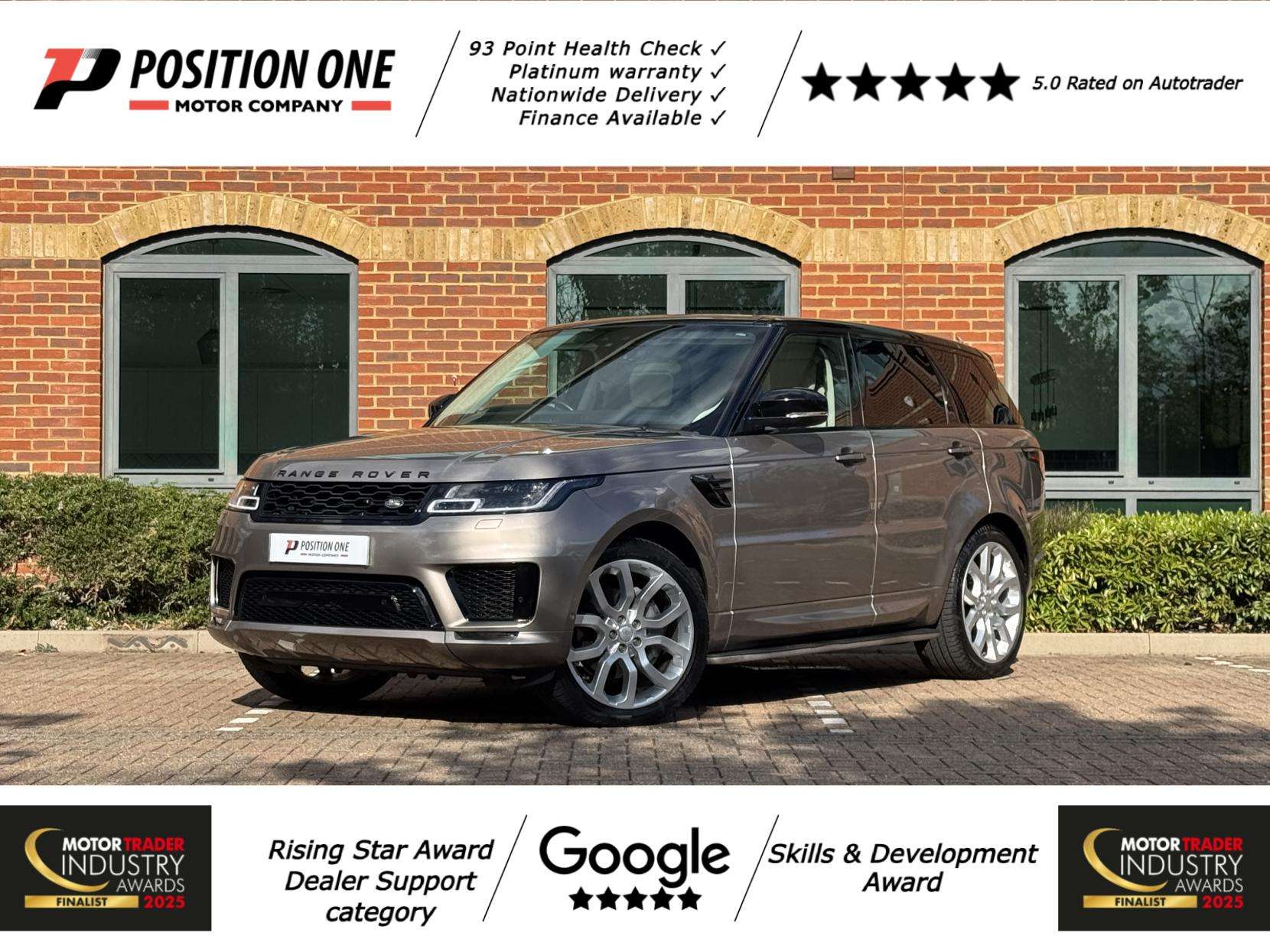 A 2021 LAND ROVER RANGE ROVER SPORT 3.0 D300 MHEV Autobiography Dynamic SUV 5dr Diesel Auto 4WD Euro 6 (s/s) (300 ps) A 2021 LAND ROVER RANGE ROVER SPORT 3.0 D300 MHEV Autobiography Dynamic SUV 5dr Diesel Auto 4WD Euro 6 (s/s) (300 ps)