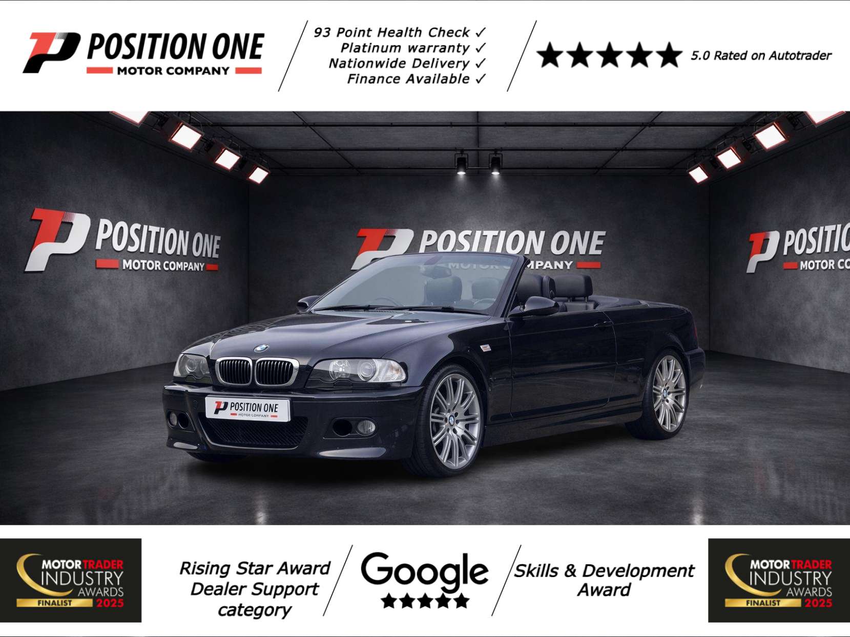 A 2004 BMW M3 3.2i Convertible 2dr Petrol Manual (292 g/km, 343 bhp) A 2004 BMW M3 3.2i Convertible 2dr Petrol Manual (292 g/km, 343 bhp)