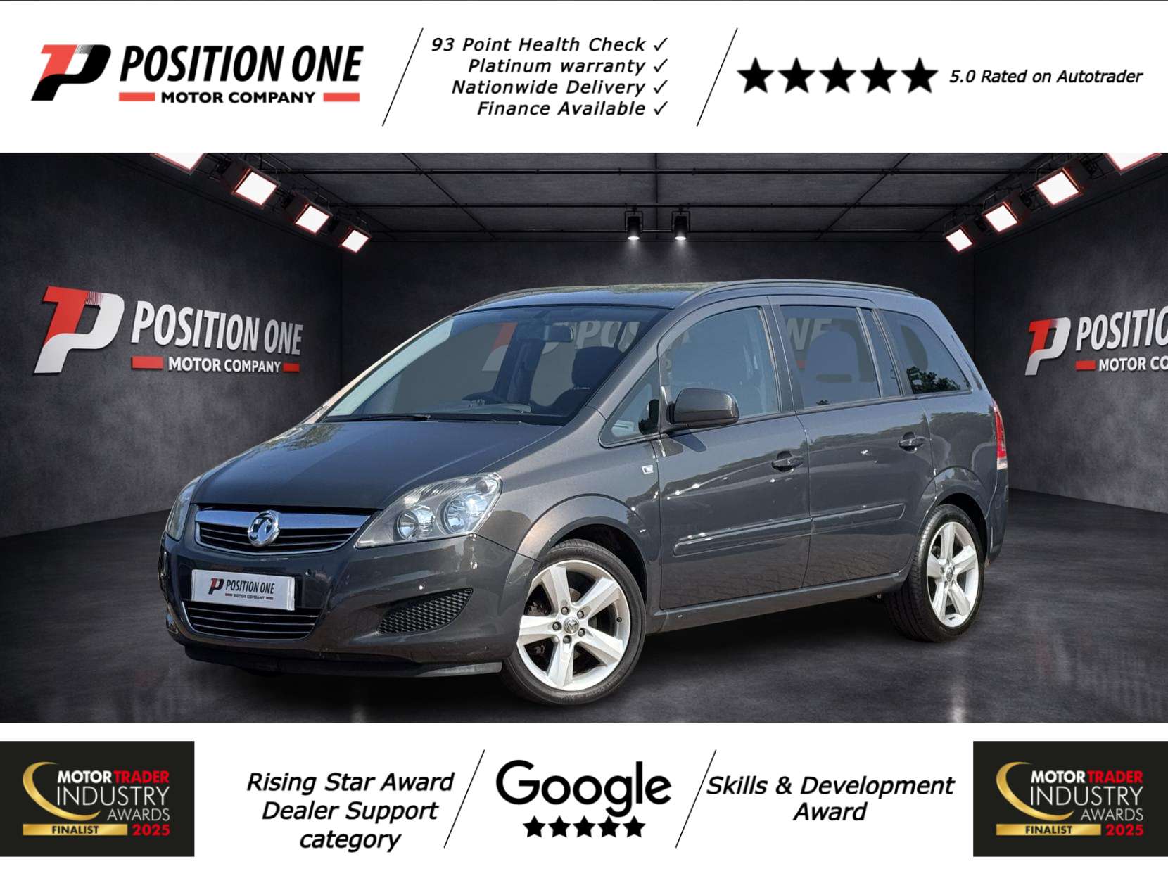 A 2013 VAUXHALL ZAFIRA 1.6 16V Exclusiv MPV 5dr Petrol Manual Euro 5 (115 ps) A 2013 VAUXHALL ZAFIRA 1.6 16V Exclusiv MPV 5dr Petrol Manual Euro 5 (115 ps)