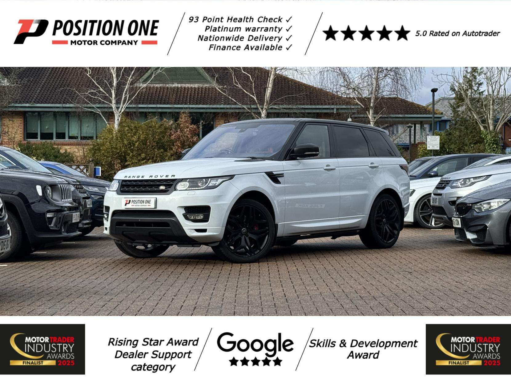 A 2016 LAND ROVER RANGE ROVER SPORT 5.0 V8 Autobiography Dynamic SUV 5dr Petrol Auto 4WD Euro 6 (s/s) (510 ps) A 2016 LAND ROVER RANGE ROVER SPORT 5.0 V8 Autobiography Dynamic SUV 5dr Petrol Auto 4WD Euro 6 (s/s) (510 ps)