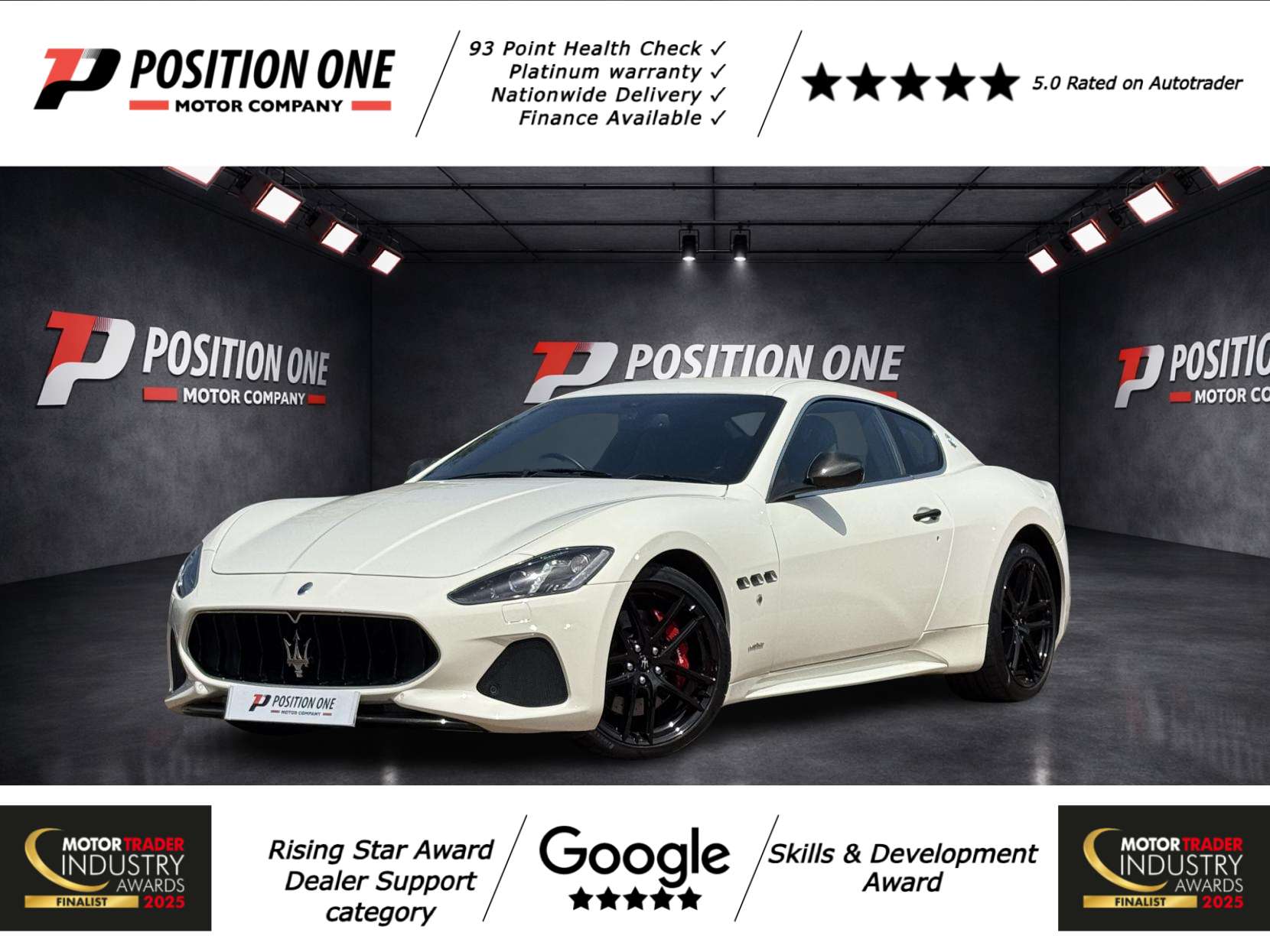A 2018 MASERATI GRANTURISMO 4.7 V8 Sport Coupe 2dr Petrol Auto Euro 5 (460 ps) A 2018 MASERATI GRANTURISMO 4.7 V8 Sport Coupe 2dr Petrol Auto Euro 5 (460 ps)