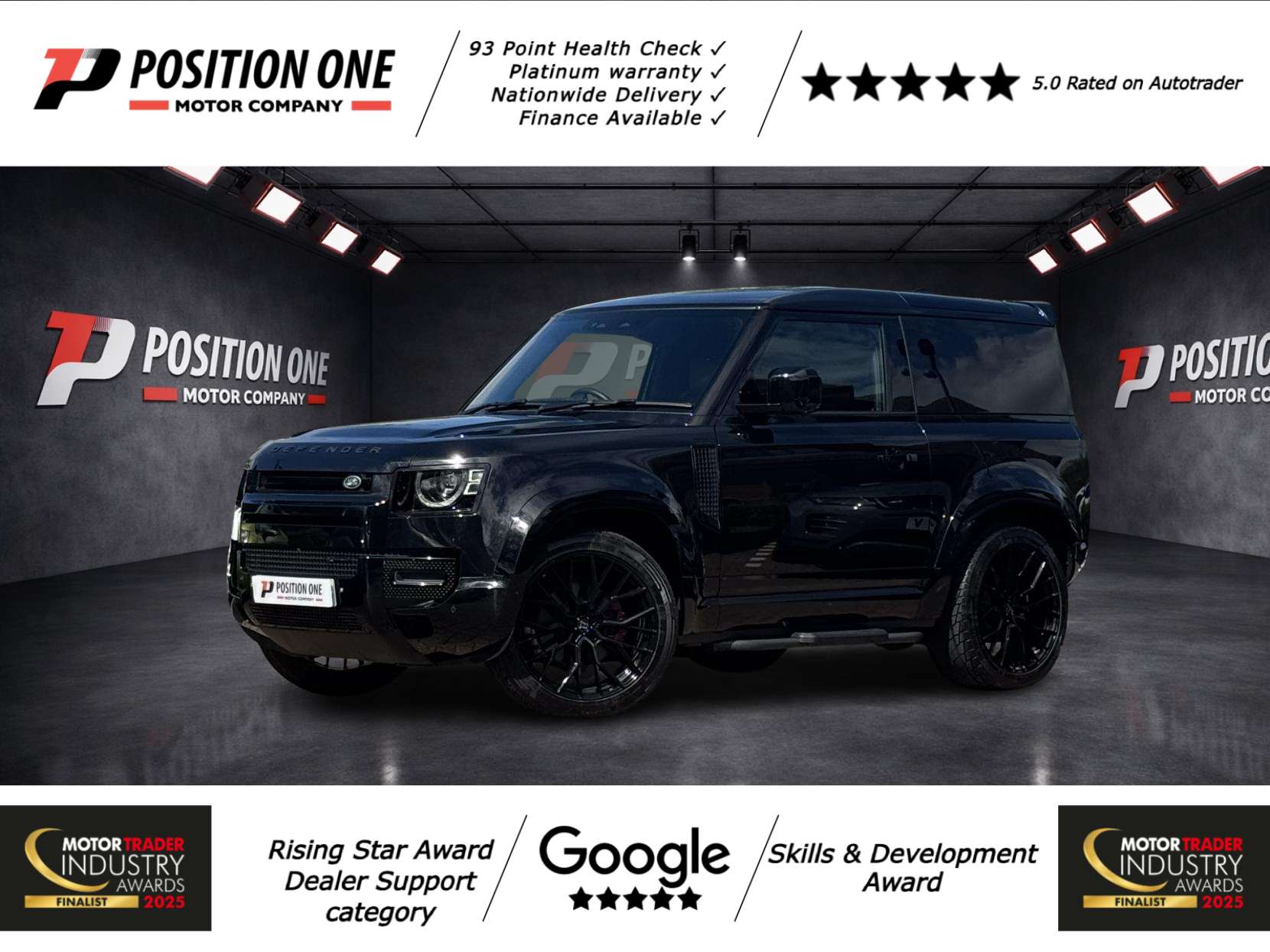 A 2024 LAND ROVER DEFENDER 90 3.0 D250 MHEV SE Hard Top SUV 3dr Diesel Auto 4WD SWB Euro 6 (s/s) (250 ps) A 2024 LAND ROVER DEFENDER 90 3.0 D250 MHEV SE Hard Top SUV 3dr Diesel Auto 4WD SWB Euro 6 (s/s) (250 ps)