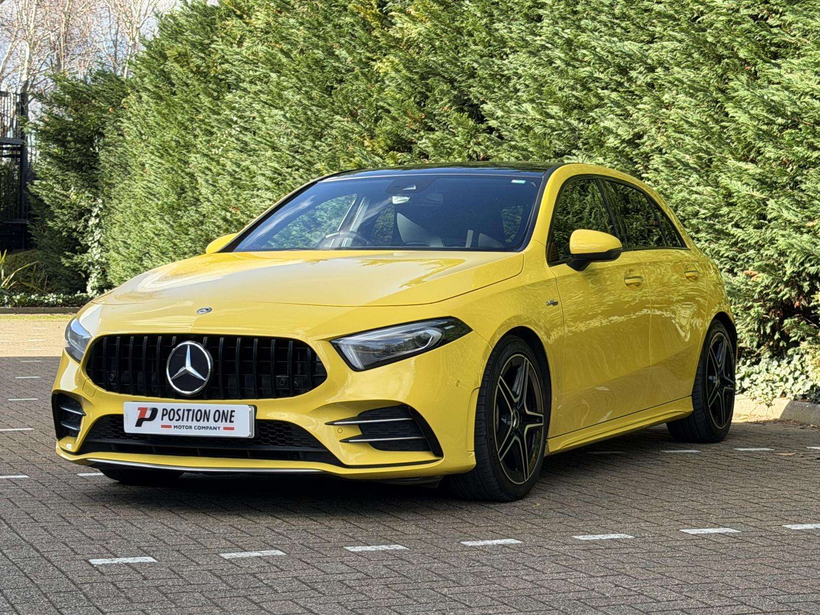 A 2019 MERCEDES-BENZ A CLASS 2.0 A35 AMG (Premium Plus) Hatchback 5dr Petrol SpdS DCT 4MATIC Euro 6 (s/s) (306 ps) A 2019 MERCEDES-BENZ A CLASS 2.0 A35 AMG (Premium Plus) Hatchback 5dr Petrol SpdS DCT 4MATIC Euro 6 (s/s) (306 ps)
