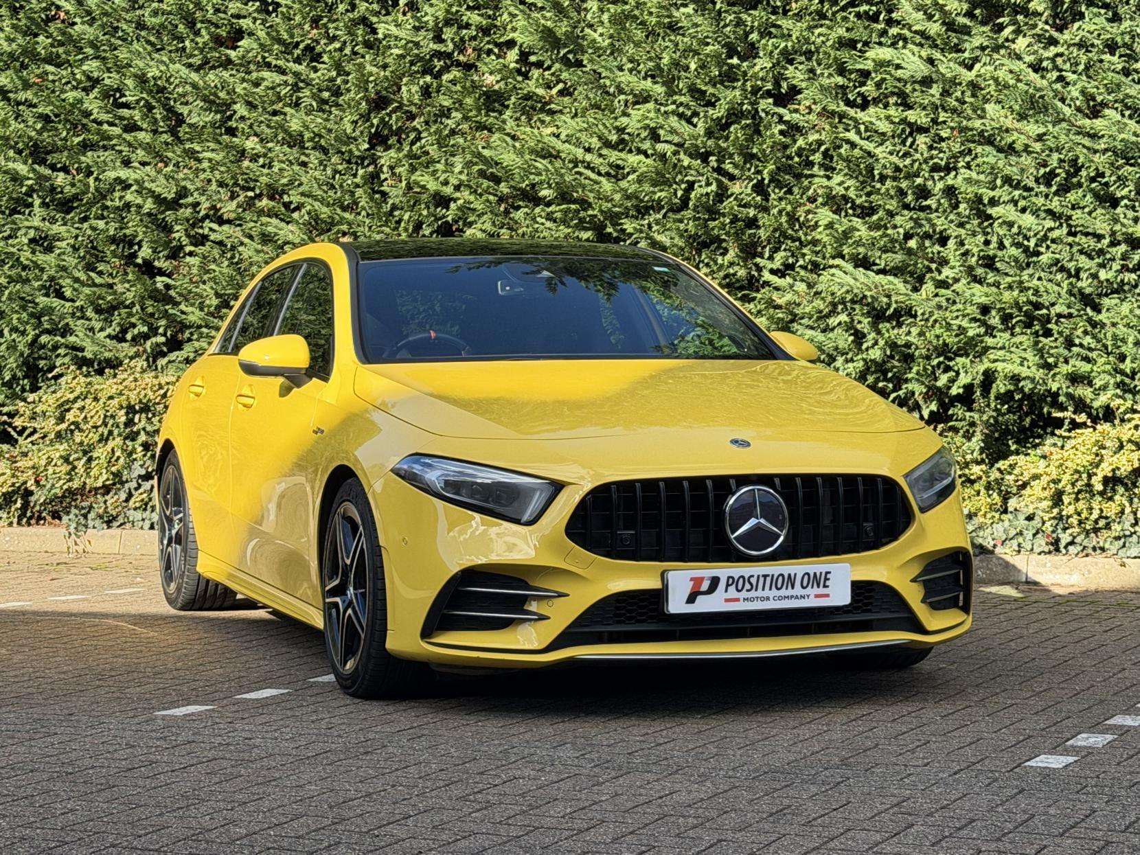 A 2019 MERCEDES-BENZ A CLASS 2.0 A35 AMG (Premium Plus) Hatchback 5dr Petrol SpdS DCT 4MATIC Euro 6 (s/s) (306 ps) A 2019 MERCEDES-BENZ A CLASS 2.0 A35 AMG (Premium Plus) Hatchback 5dr Petrol SpdS DCT 4MATIC Euro 6 (s/s) (306 ps)