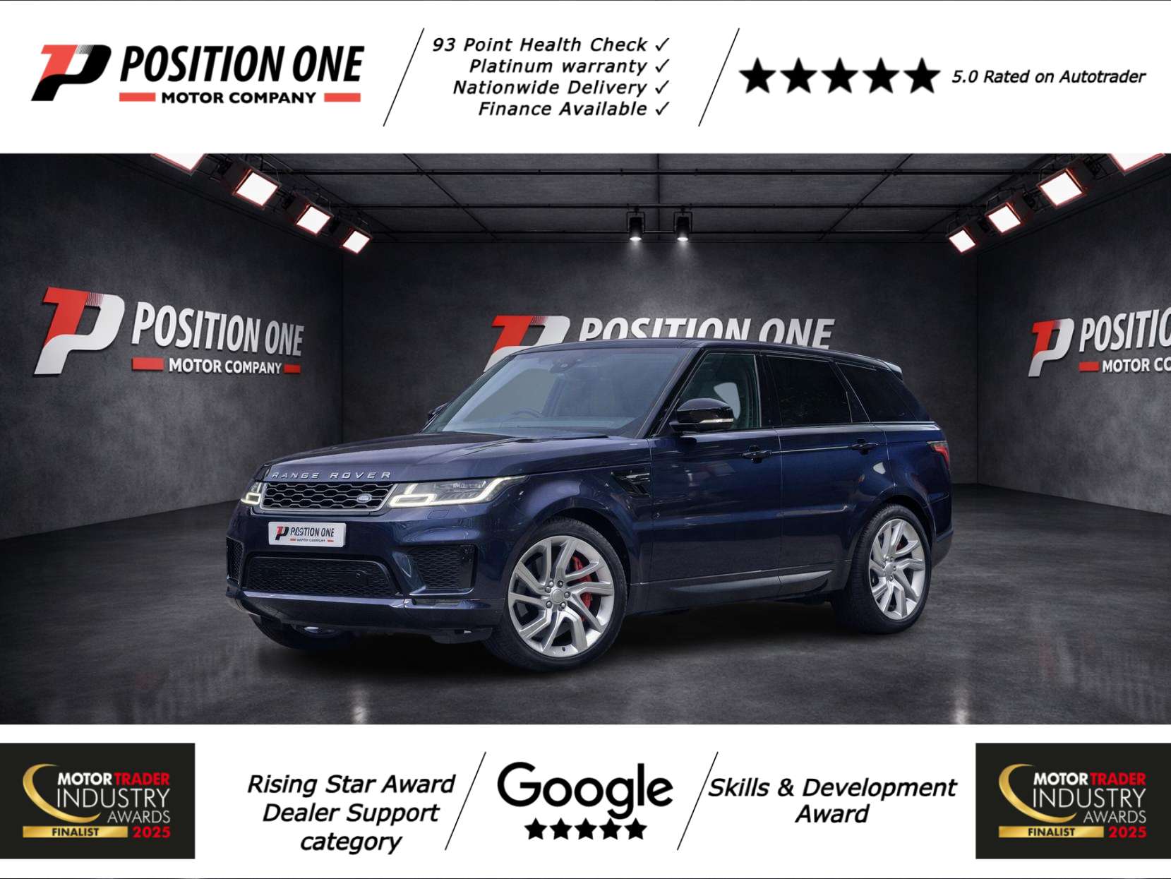 A 2020 LAND ROVER RANGE ROVER SPORT 3.0 P400 MHEV HSE Dynamic SUV 5dr Petrol Auto 4WD Euro 6 (s/s) (400 ps) A 2020 LAND ROVER RANGE ROVER SPORT 3.0 P400 MHEV HSE Dynamic SUV 5dr Petrol Auto 4WD Euro 6 (s/s) (400 ps)