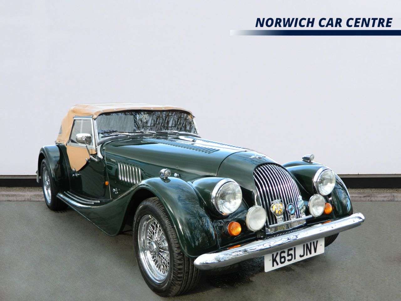 A 1993 MORGAN PLUS 4 TAN SOFT TOP 12749 MILES A 1993 MORGAN PLUS 4 TAN SOFT TOP 12749 MILES