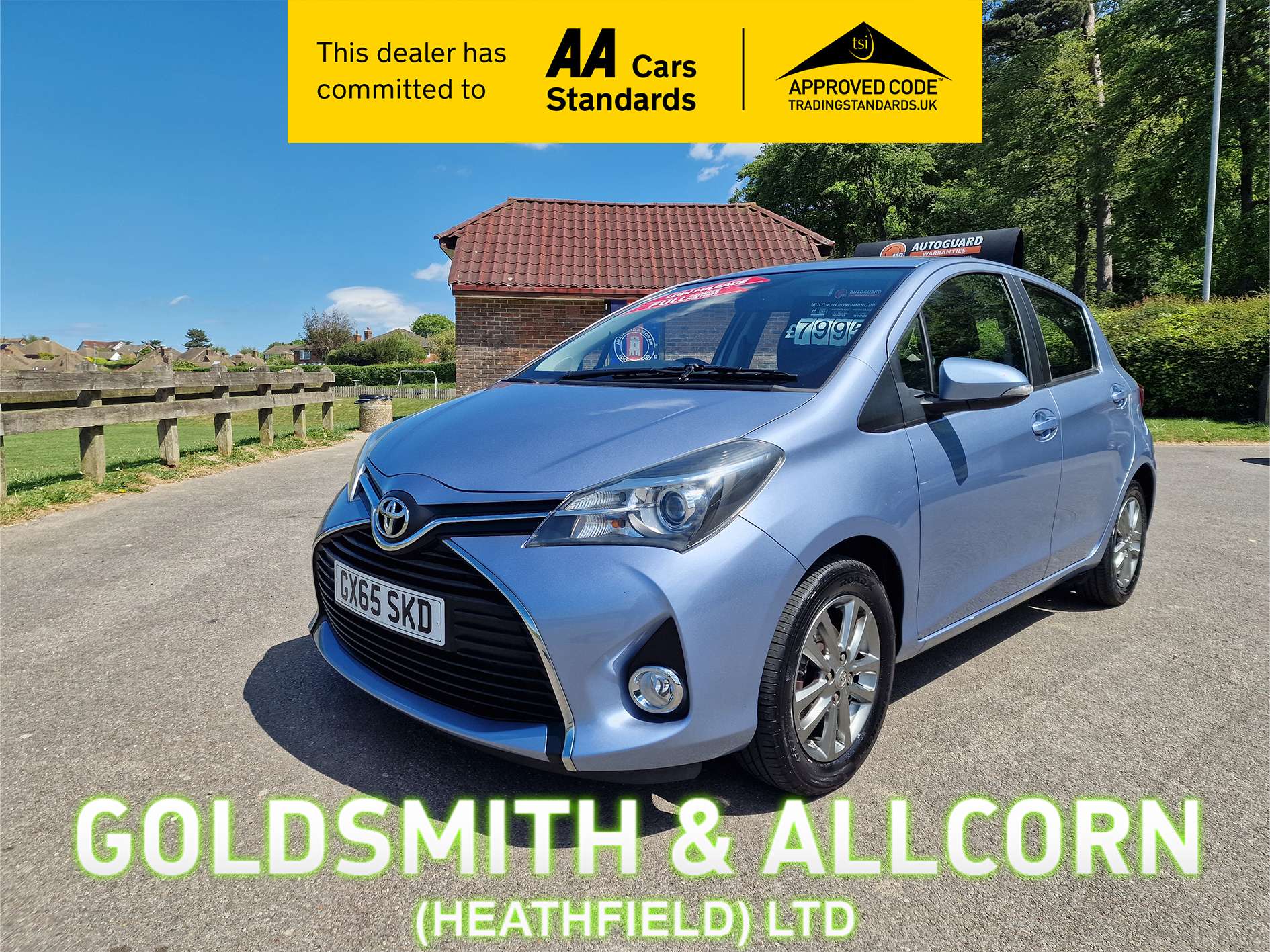 A 2015 TOYOTA YARIS 1.33 Dual VVT-i Icon Hatchback 5dr Petrol Manual Euro 5 Euro 5 (99 ps) A 2015 TOYOTA YARIS 1.33 Dual VVT-i Icon Hatchback 5dr Petrol Manual Euro 5 Euro 5 (99 ps)