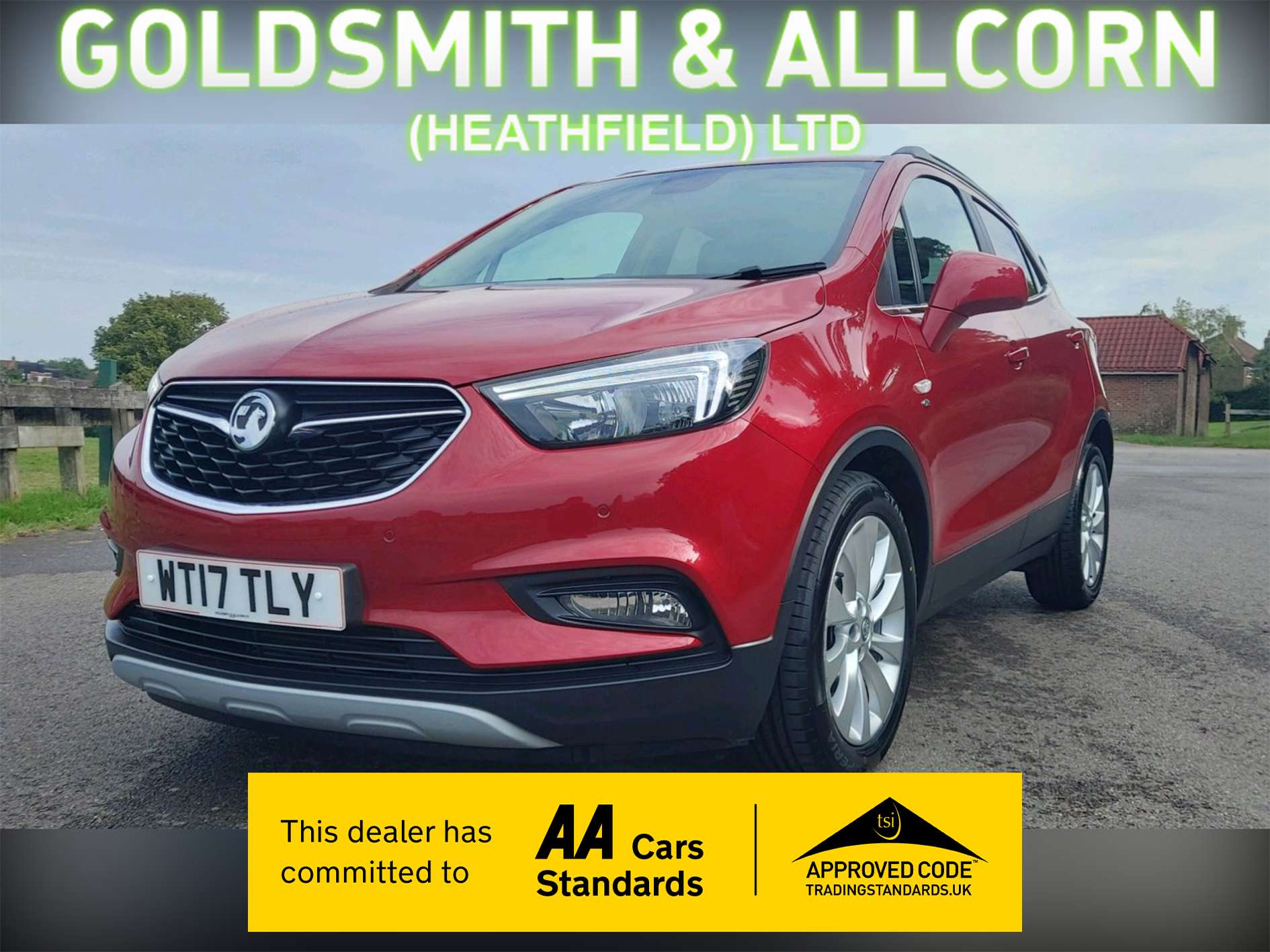 A 2017 VAUXHALL MOKKA X 1.4 Turbo Petrol Elite Edition +AUTOMATIC+VERY LOW MILEAGE ONLY 23,400 MILES+FULL SERVICE HISTORY+ A 2017 VAUXHALL MOKKA X 1.4 Turbo Petrol Elite Edition +AUTOMATIC+VERY LOW MILEAGE ONLY 23,400 MILES+FULL SERVICE HISTORY+