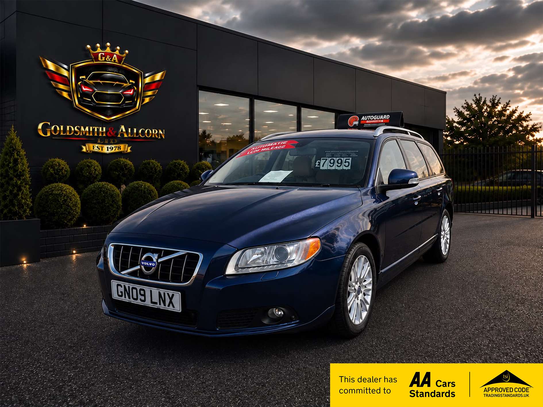 A 2009 VOLVO V70 2.4 D5 SE Lux Premium Estate 5dr Diesel Geartronic Euro 5 (205 ps)+LOW MILEAGE ONLY 63,000 MILES+AUTOMATIC+TOP SPEC A 2009 VOLVO V70 2.4 D5 SE Lux Premium Estate 5dr Diesel Geartronic Euro 5 (205 ps)+LOW MILEAGE ONLY 63,000 MILES+AUTOMATIC+TOP SPEC