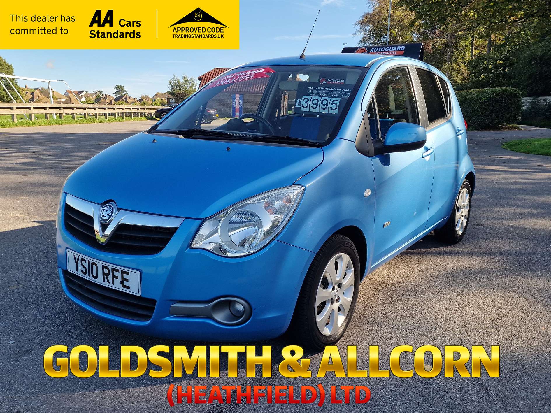 A 2010 VAUXHALL AGILA 1.2 16V Design MPV 5dr Petrol Manual Euro 5 (85 ps)+LOW MILEAGE ONLY 36,000 MILES+SERVICE HISTORY+AIR CON A 2010 VAUXHALL AGILA 1.2 16V Design MPV 5dr Petrol Manual Euro 5 (85 ps)+LOW MILEAGE ONLY 36,000 MILES+SERVICE HISTORY+AIR CON