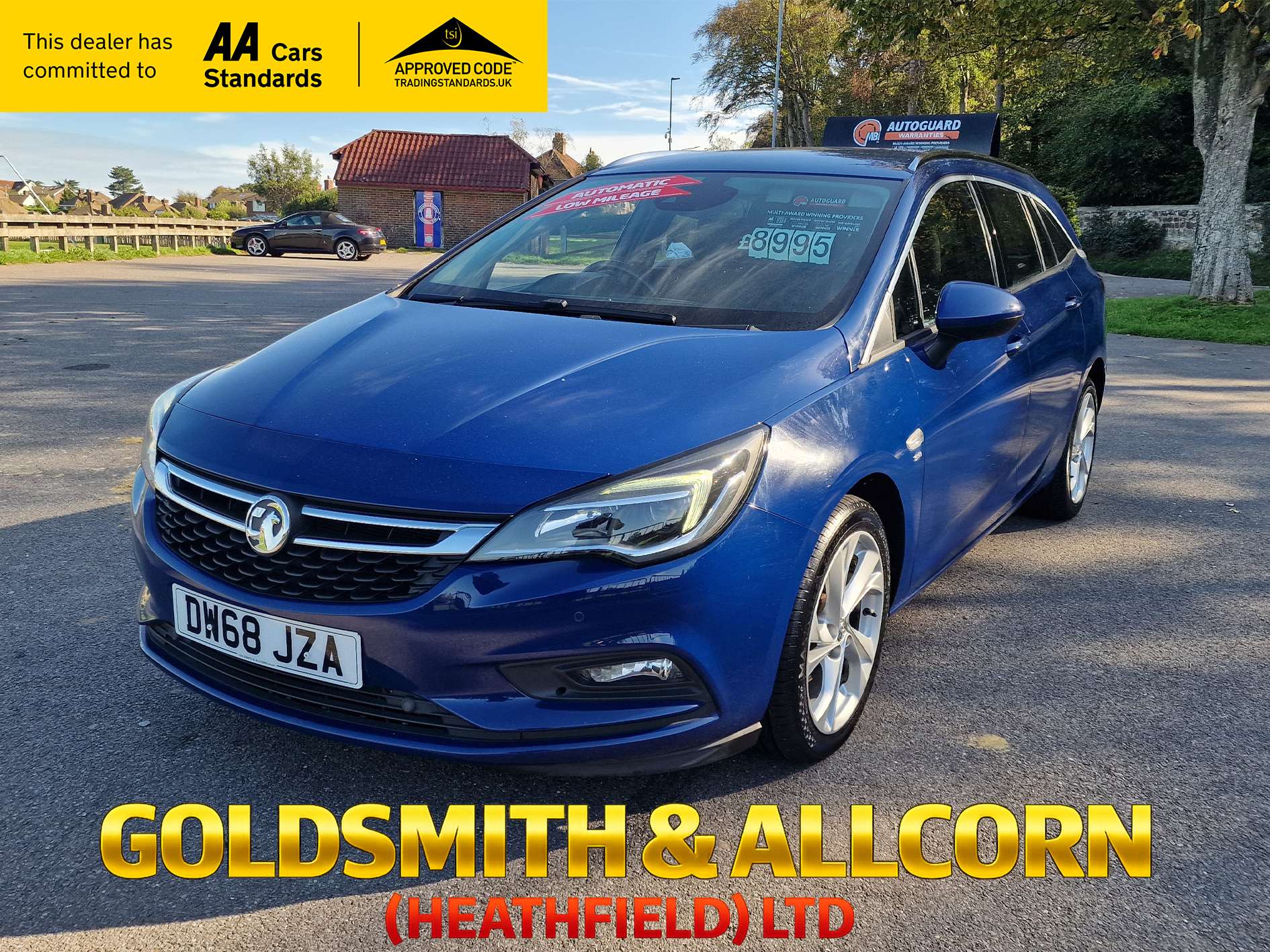 A 2019 VAUXHALL ASTRA 1.4i Turbo GPF SRi Sports Tourer 5dr Petrol Auto Euro 6 (s/s) (150 ps)+AUTOMATIC+LOW MILEAGE+SERVICE HISTORY+PARKING SENSORS+ A 2019 VAUXHALL ASTRA 1.4i Turbo GPF SRi Sports Tourer 5dr Petrol Auto Euro 6 (s/s) (150 ps)+AUTOMATIC+LOW MILEAGE+SERVICE HISTORY+PARKING SENSORS+