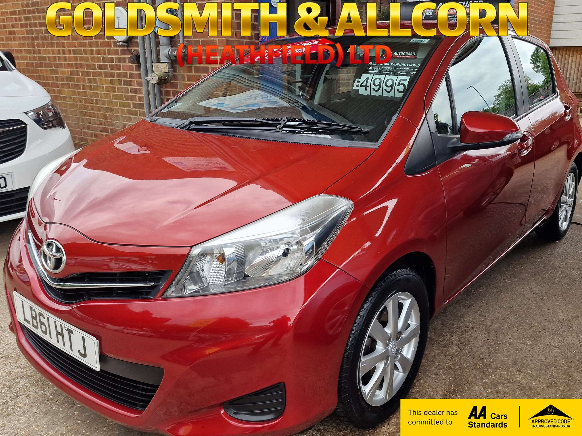 A 2012 TOYOTA YARIS 1.33 Dual VVT-i TR Hatchback 5dr Petrol Manual Euro 5 (101 ps)+LOW MILEAGE+2 KEYS+LOW INSURANCE+ A 2012 TOYOTA YARIS 1.33 Dual VVT-i TR Hatchback 5dr Petrol Manual Euro 5 (101 ps)+LOW MILEAGE+2 KEYS+LOW INSURANCE+