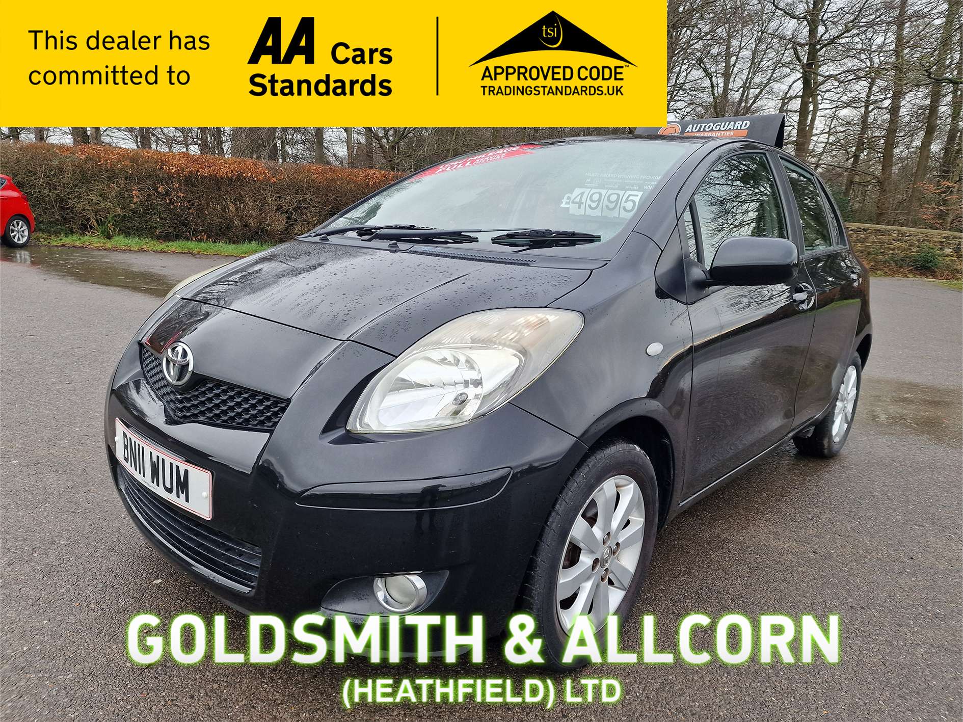 A 2011 TOYOTA YARIS 1.33 VVT-i T Spirit Nav 5dr +LOW MILEAGE,FULL SERVIC HISTORY+ A 2011 TOYOTA YARIS 1.33 VVT-i T Spirit Nav 5dr +LOW MILEAGE,FULL SERVIC HISTORY+