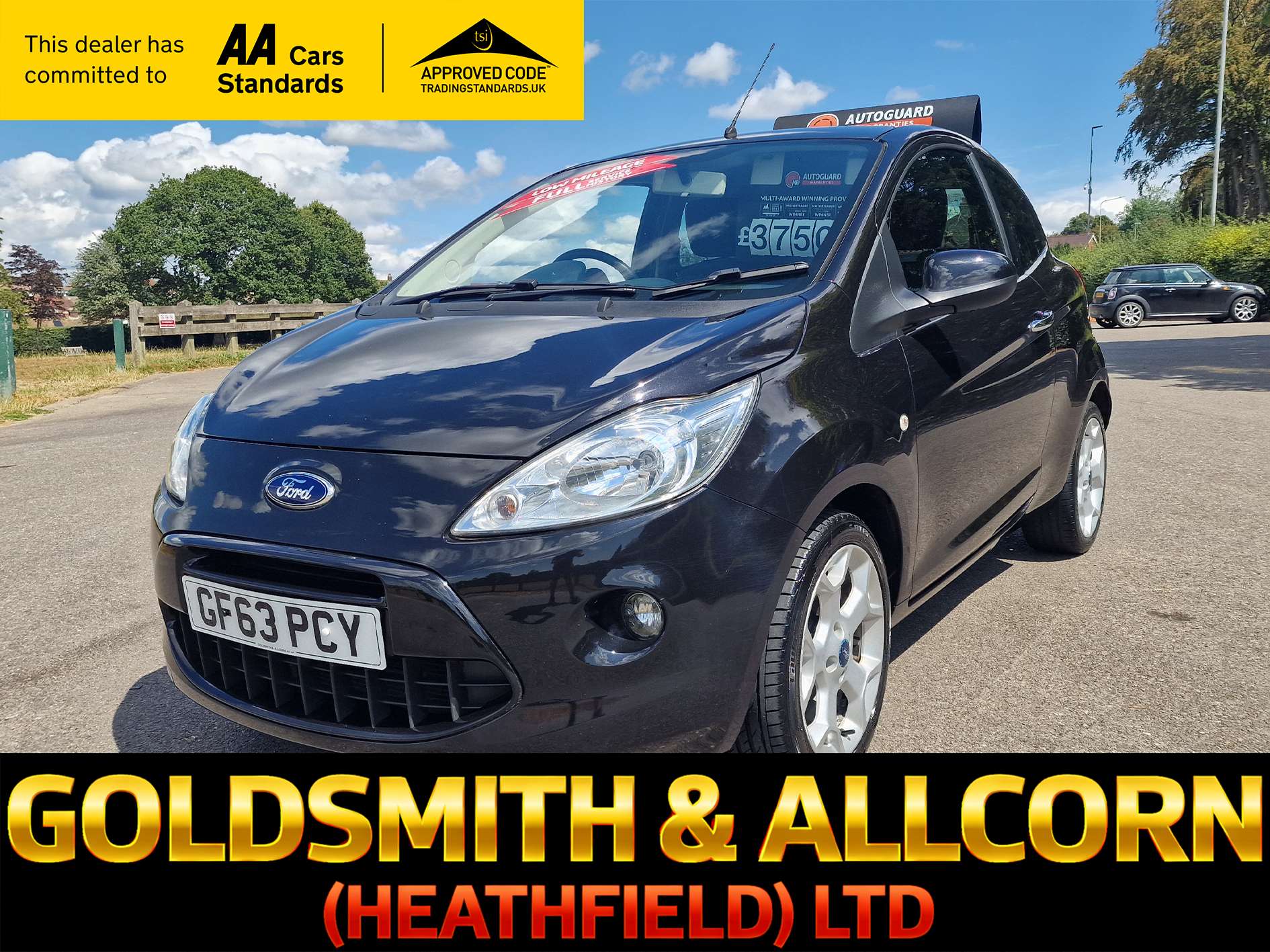 A 2014 FORD KA 1.2 Metal Hatchback 3dr Petrol Manual Euro 6 (s/s) (69 ps)+LOW MILEAGE+SERVICE HISTORY+ A 2014 FORD KA 1.2 Metal Hatchback 3dr Petrol Manual Euro 6 (s/s) (69 ps)+LOW MILEAGE+SERVICE HISTORY+