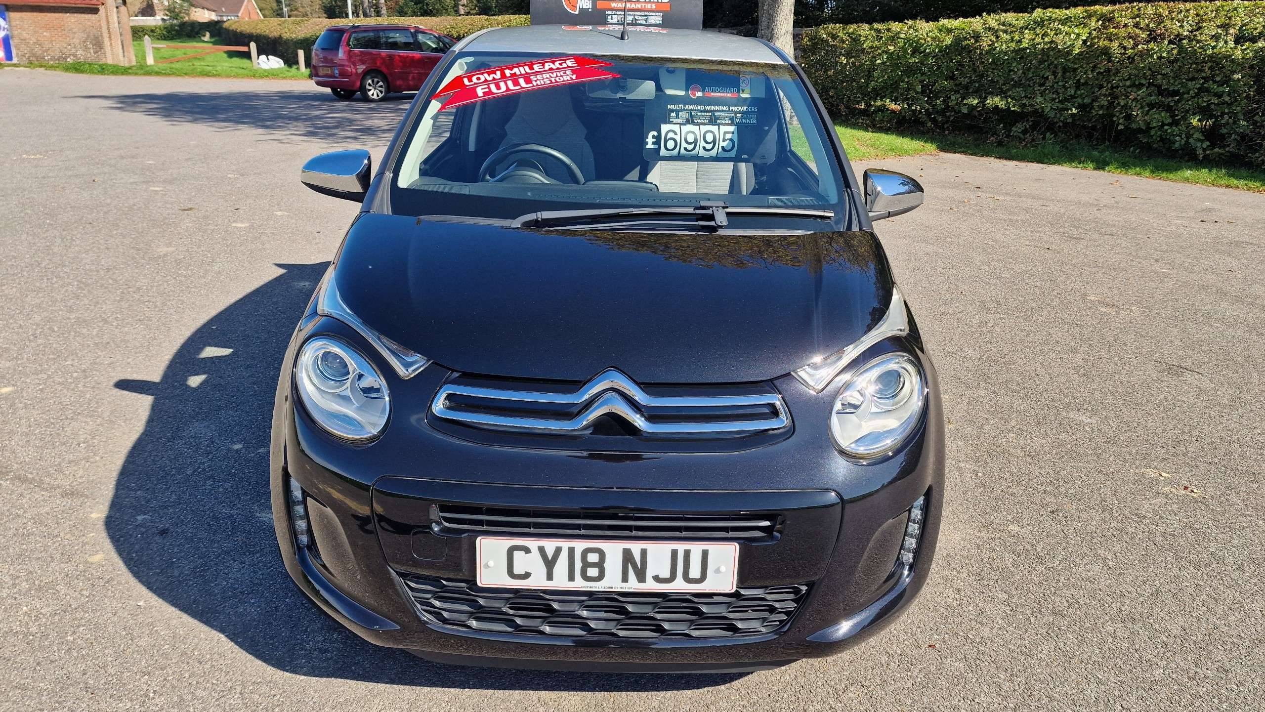 A 2018 CITROEN C1 1.2 PureTech Flair Hatchback 3dr Petrol Manual Euro 6 (82 ps)+VERY LOW MILEAGE ONLY 11.700 MILES+ONE OWNER+FULL SERVICE HISTORY+ A 2018 CITROEN C1 1.2 PureTech Flair Hatchback 3dr Petrol Manual Euro 6 (82 ps)+VERY LOW MILEAGE ONLY 11.700 MILES+ONE OWNER+FULL SERVICE HISTORY+
