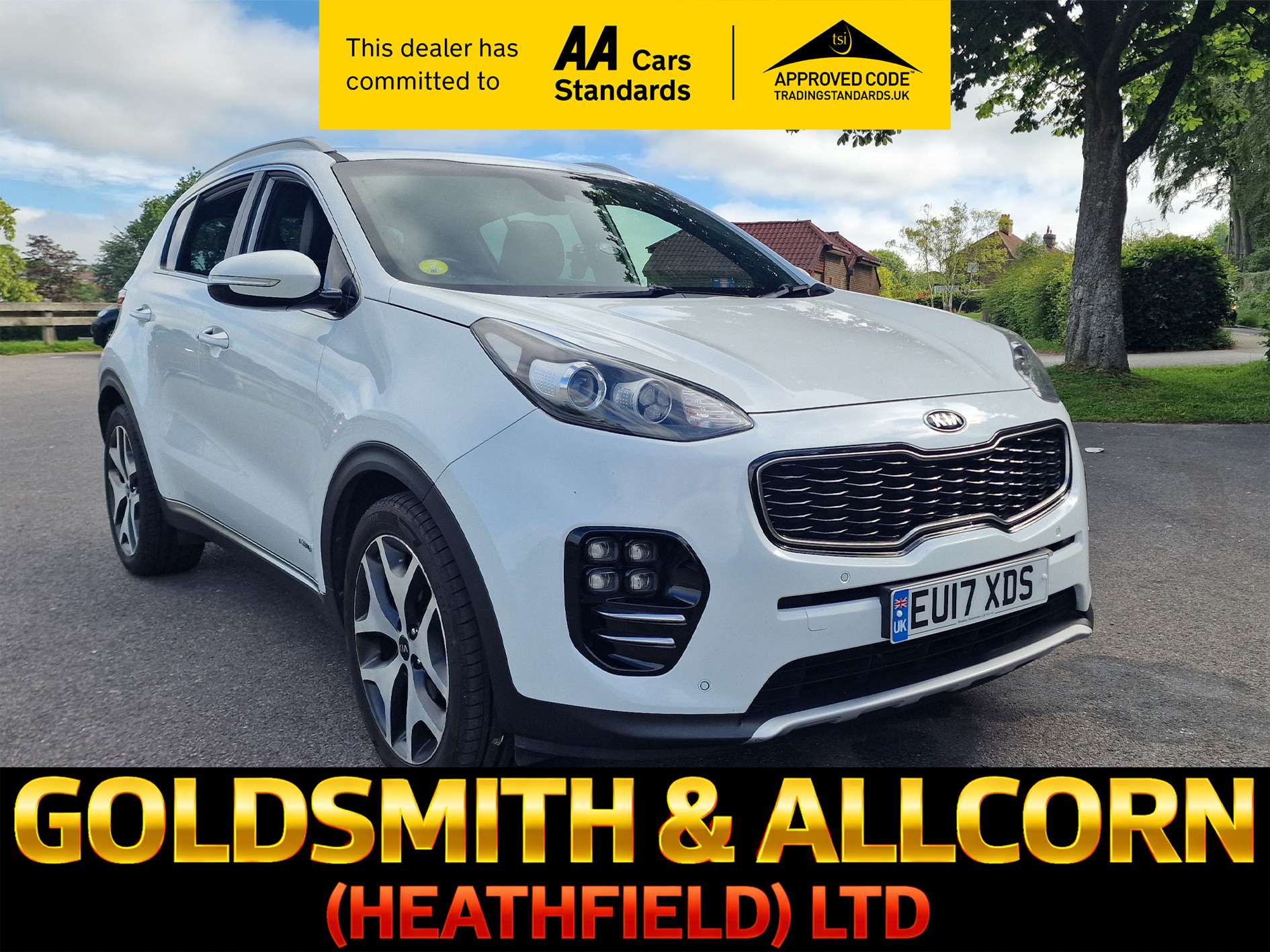 A 2017 KIA SPORTAGE 2.0 CRDi GT-Line SUV 5dr Diesel Auto AWD Euro 6 (134 bhp)+AUTOMATIC+LOW MILEAGE+FULL SERVICE HISTORY+ A 2017 KIA SPORTAGE 2.0 CRDi GT-Line SUV 5dr Diesel Auto AWD Euro 6 (134 bhp)+AUTOMATIC+LOW MILEAGE+FULL SERVICE HISTORY+