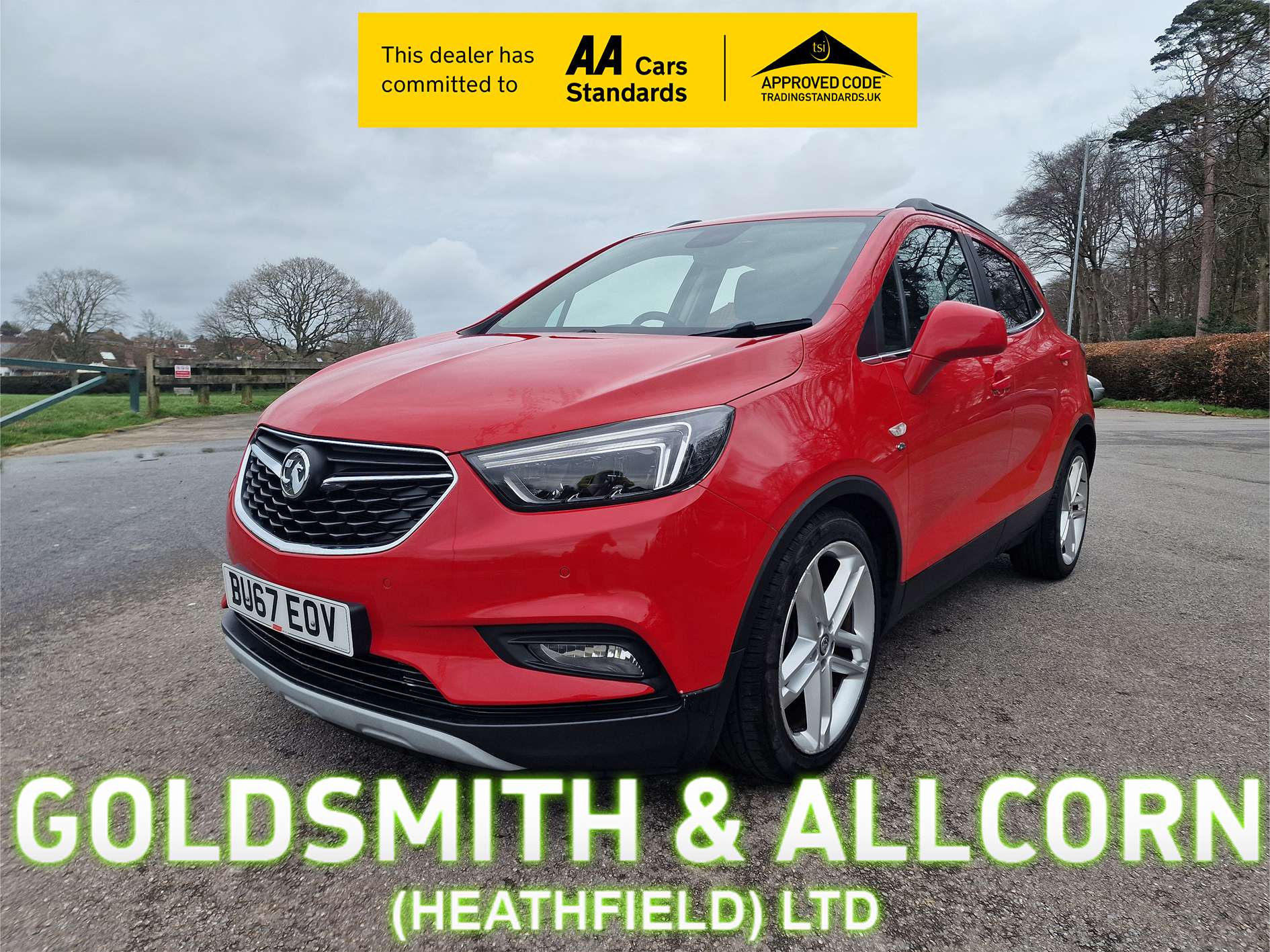 A 2017 VAUXHALL MOKKA X 1.4i Turbo Elite Nav SUV 5dr Petrol Manual 4WD Euro 6 (s/s) (140 ps)+LOW MILEAGE+TOP SPEC+SAT NAV+SUNROOF+LED LIGHTS+MORE A 2017 VAUXHALL MOKKA X 1.4i Turbo Elite Nav SUV 5dr Petrol Manual 4WD Euro 6 (s/s) (140 ps)+LOW MILEAGE+TOP SPEC+SAT NAV+SUNROOF+LED LIGHTS+MORE