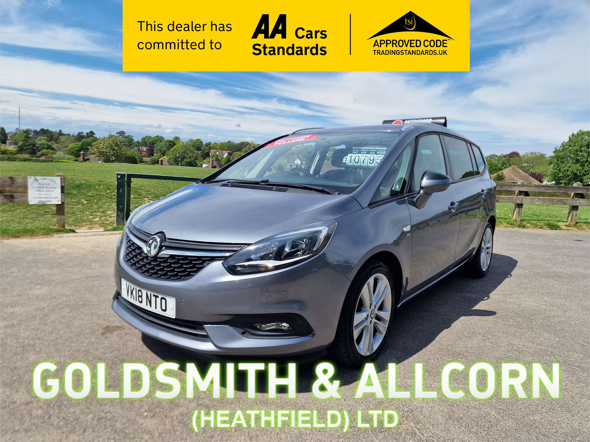 A 2018 VAUXHALL ZAFIRA TOURER 1.4i Turbo SRi Nav MPV 5dr Petrol Manual Euro 6 (140 ps)+LOW MILEAGE+HEATED SEATS+LEATHER+SAT/NAV+REAR SENSORS A 2018 VAUXHALL ZAFIRA TOURER 1.4i Turbo SRi Nav MPV 5dr Petrol Manual Euro 6 (140 ps)+LOW MILEAGE+HEATED SEATS+LEATHER+SAT/NAV+REAR SENSORS