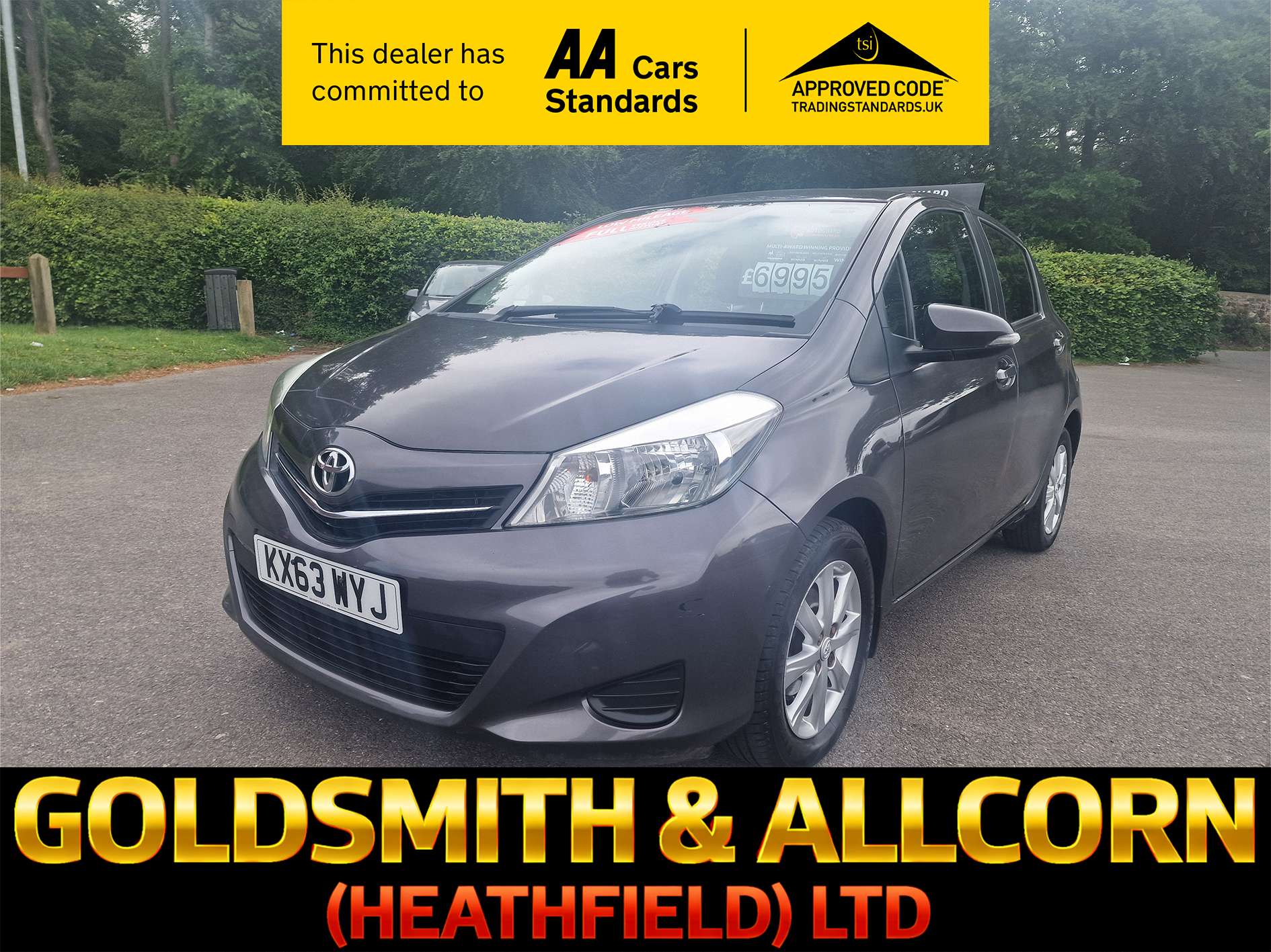 A 2013 TOYOTA YARIS 1.33 Dual VVT-i TR Hatchback 5dr Petrol Manual Euro 5 (101 ps)+LOW MILEAGE UNDER 40,000 MILES, FULL SERVICE HISTORY+ A 2013 TOYOTA YARIS 1.33 Dual VVT-i TR Hatchback 5dr Petrol Manual Euro 5 (101 ps)+LOW MILEAGE UNDER 40,000 MILES, FULL SERVICE HISTORY+