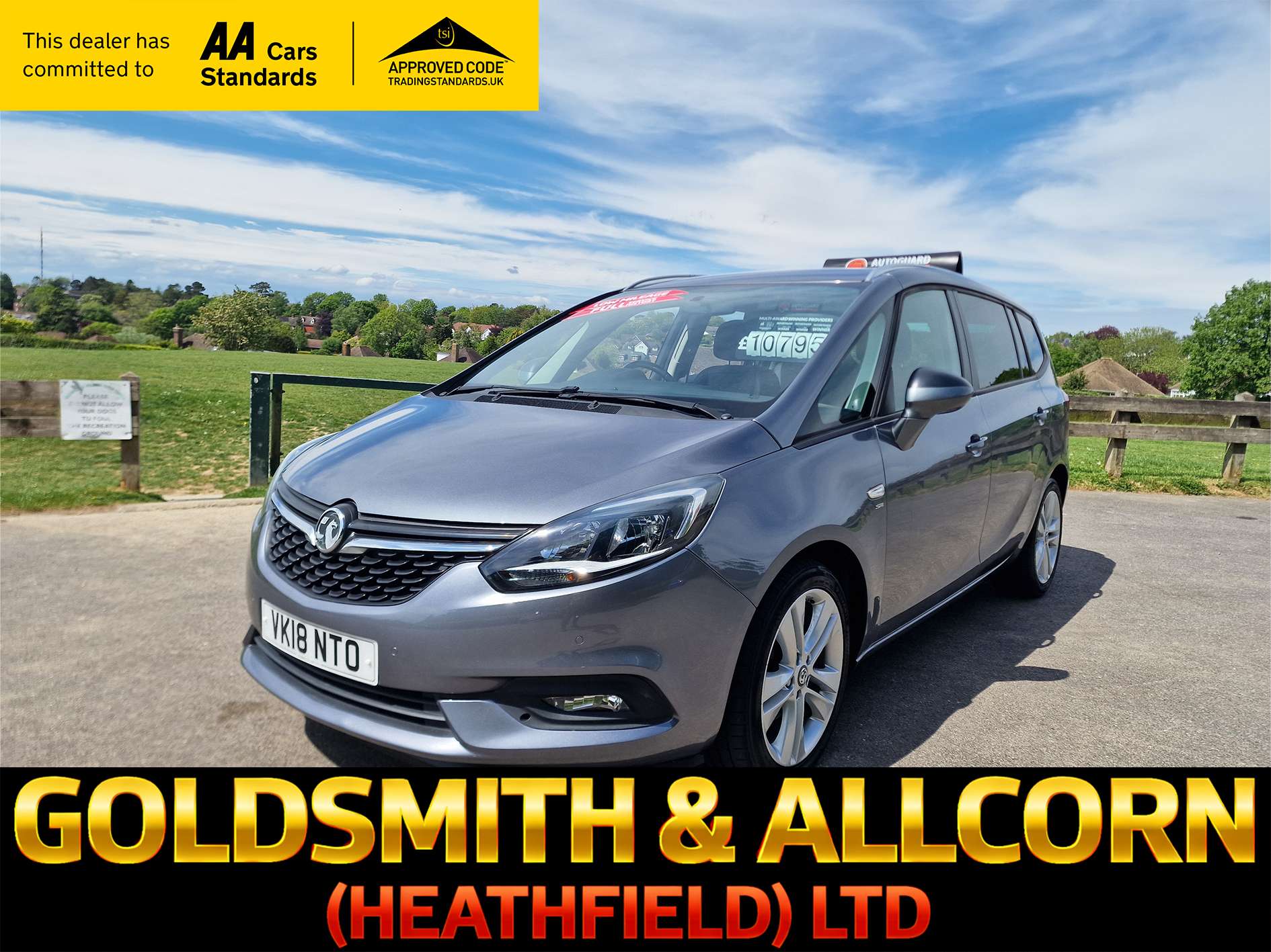 A 2018 VAUXHALL ZAFIRA TOURER 1.4i Turbo SRi Nav MPV 5dr Petrol Manual Euro 6 (140 ps)+LOW MILEAGE+HEATED SEATS+LEATHER+SAT/NAV+REAR SENSORS A 2018 VAUXHALL ZAFIRA TOURER 1.4i Turbo SRi Nav MPV 5dr Petrol Manual Euro 6 (140 ps)+LOW MILEAGE+HEATED SEATS+LEATHER+SAT/NAV+REAR SENSORS