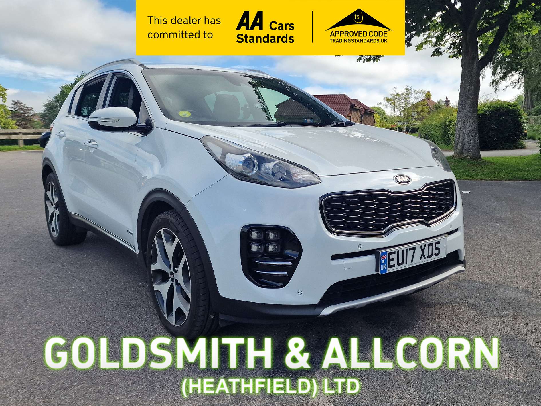 A 2017 KIA SPORTAGE 2.0 CRDi GT-Line SUV 5dr Diesel Auto AWD Euro 6 (134 bhp)+AUTOMATIC+LOW MILEAGE+FULL SERVICE HISTORY+ A 2017 KIA SPORTAGE 2.0 CRDi GT-Line SUV 5dr Diesel Auto AWD Euro 6 (134 bhp)+AUTOMATIC+LOW MILEAGE+FULL SERVICE HISTORY+
