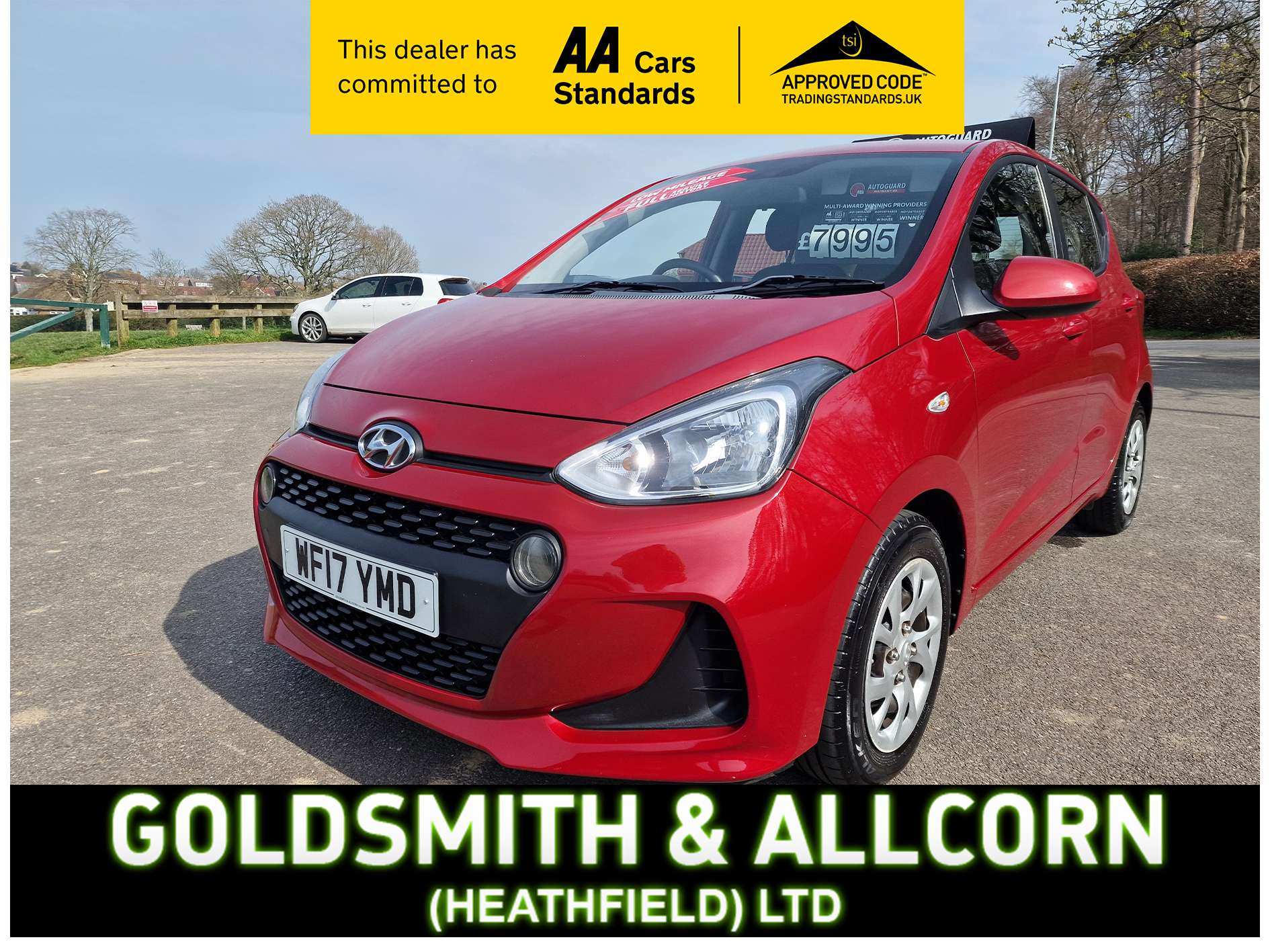 A 2017 HYUNDAI I10 1.0 Blue Drive SE Hatchback 5dr Petrol Manual Euro 6 (s/s) (66 ps)+LOW MILEAGE ONLY 40,000 MILES,FULL SERVICE HISTORY, LOW TAX+ A 2017 HYUNDAI I10 1.0 Blue Drive SE Hatchback 5dr Petrol Manual Euro 6 (s/s) (66 ps)+LOW MILEAGE ONLY 40,000 MILES,FULL SERVICE HISTORY, LOW TAX+