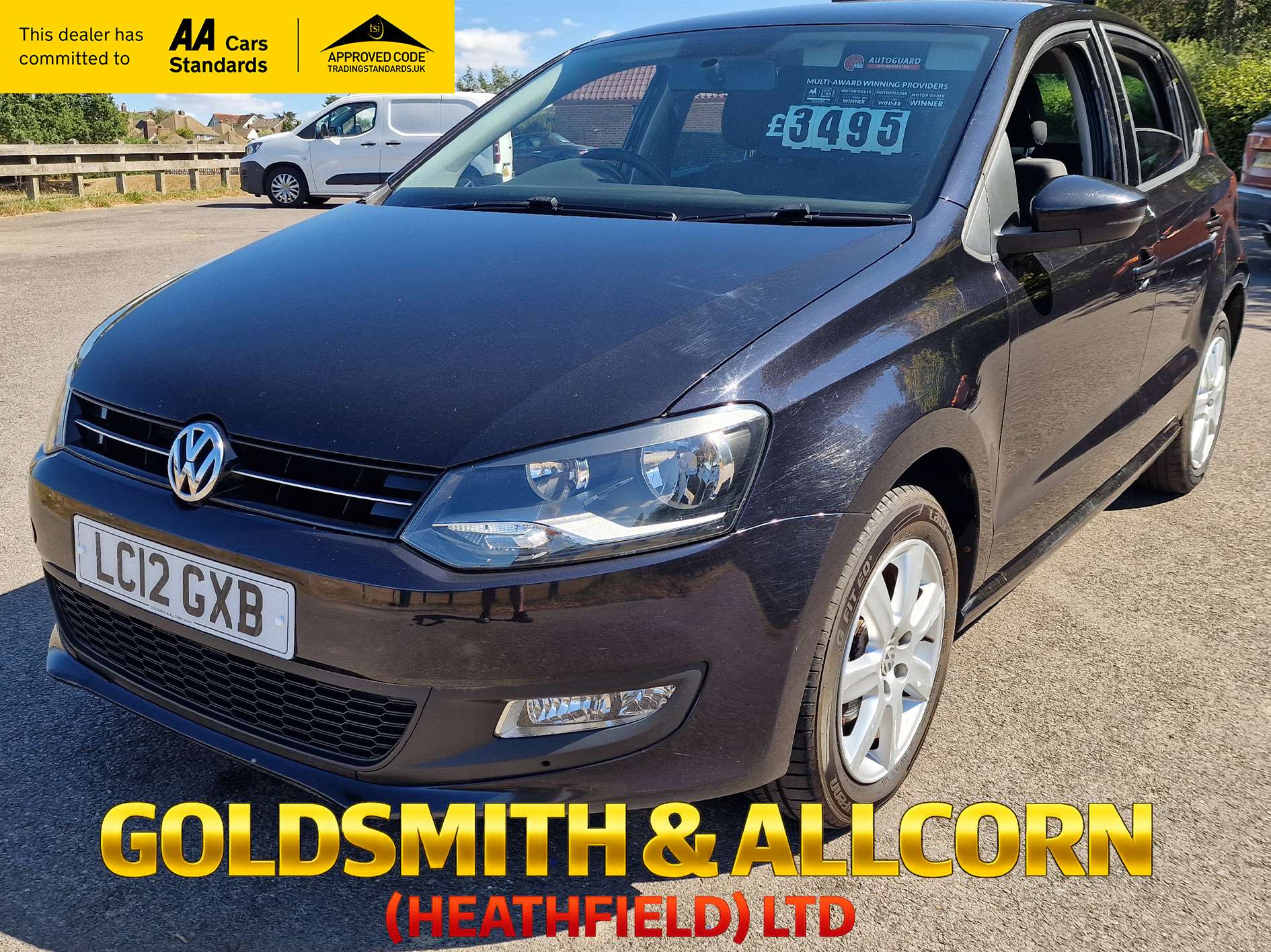A 2012 VOLKSWAGEN POLO 1.2 Match Hatchback 5dr Petrol Manual Euro 5 (60 ps)+LOW MILEAGE+5 DOOR+AIR CON+ A 2012 VOLKSWAGEN POLO 1.2 Match Hatchback 5dr Petrol Manual Euro 5 (60 ps)+LOW MILEAGE+5 DOOR+AIR CON+