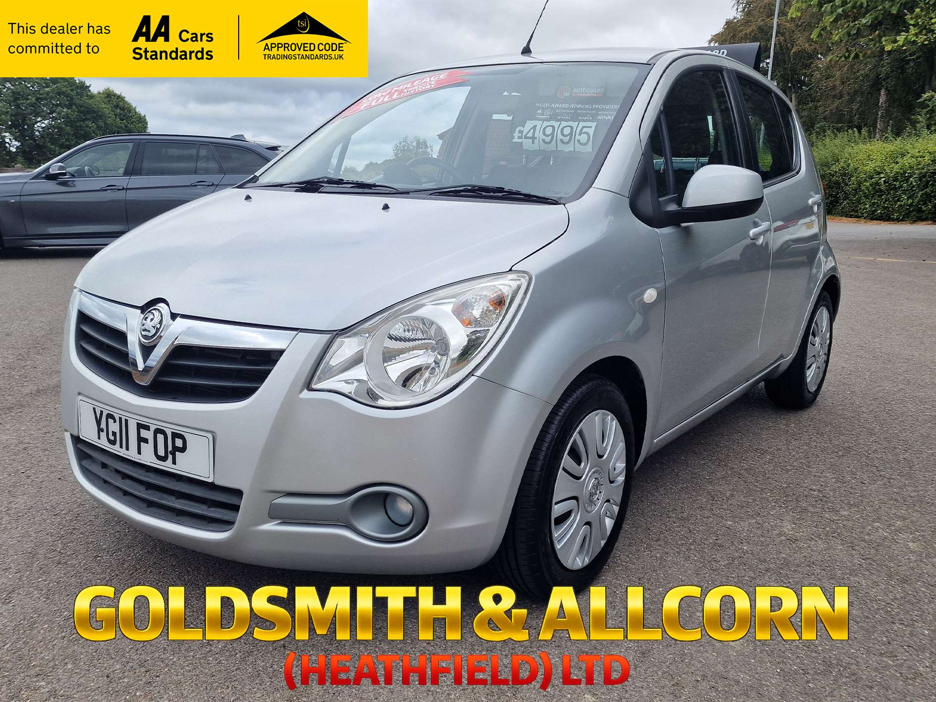 A 2011 VAUXHALL AGILA 1.2 VVT ecoFLEX S MPV 5dr Petrol Manual Euro 5 (AC) (94 ps)+LOW MILEAGE ONLY 23,600 MILES+AIR CON+2 KEYS A 2011 VAUXHALL AGILA 1.2 VVT ecoFLEX S MPV 5dr Petrol Manual Euro 5 (AC) (94 ps)+LOW MILEAGE ONLY 23,600 MILES+AIR CON+2 KEYS