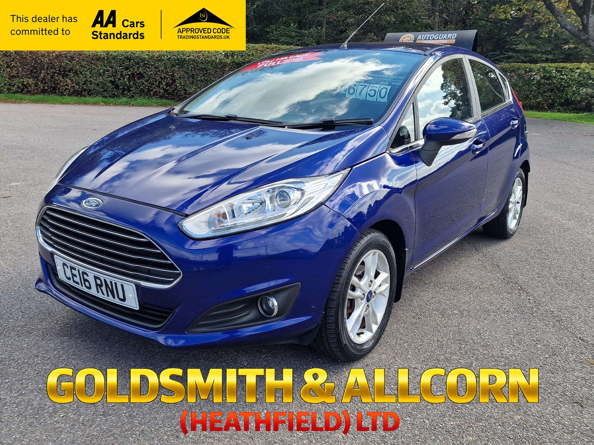 A 2016 FORD FIESTA 1.25 Zetec Hatchback 5dr Petrol Manual Euro 6 (82 ps)+LOW MILEAGE+SERVICE HISTORY+2 KEYS+AIR CON+ A 2016 FORD FIESTA 1.25 Zetec Hatchback 5dr Petrol Manual Euro 6 (82 ps)+LOW MILEAGE+SERVICE HISTORY+2 KEYS+AIR CON+