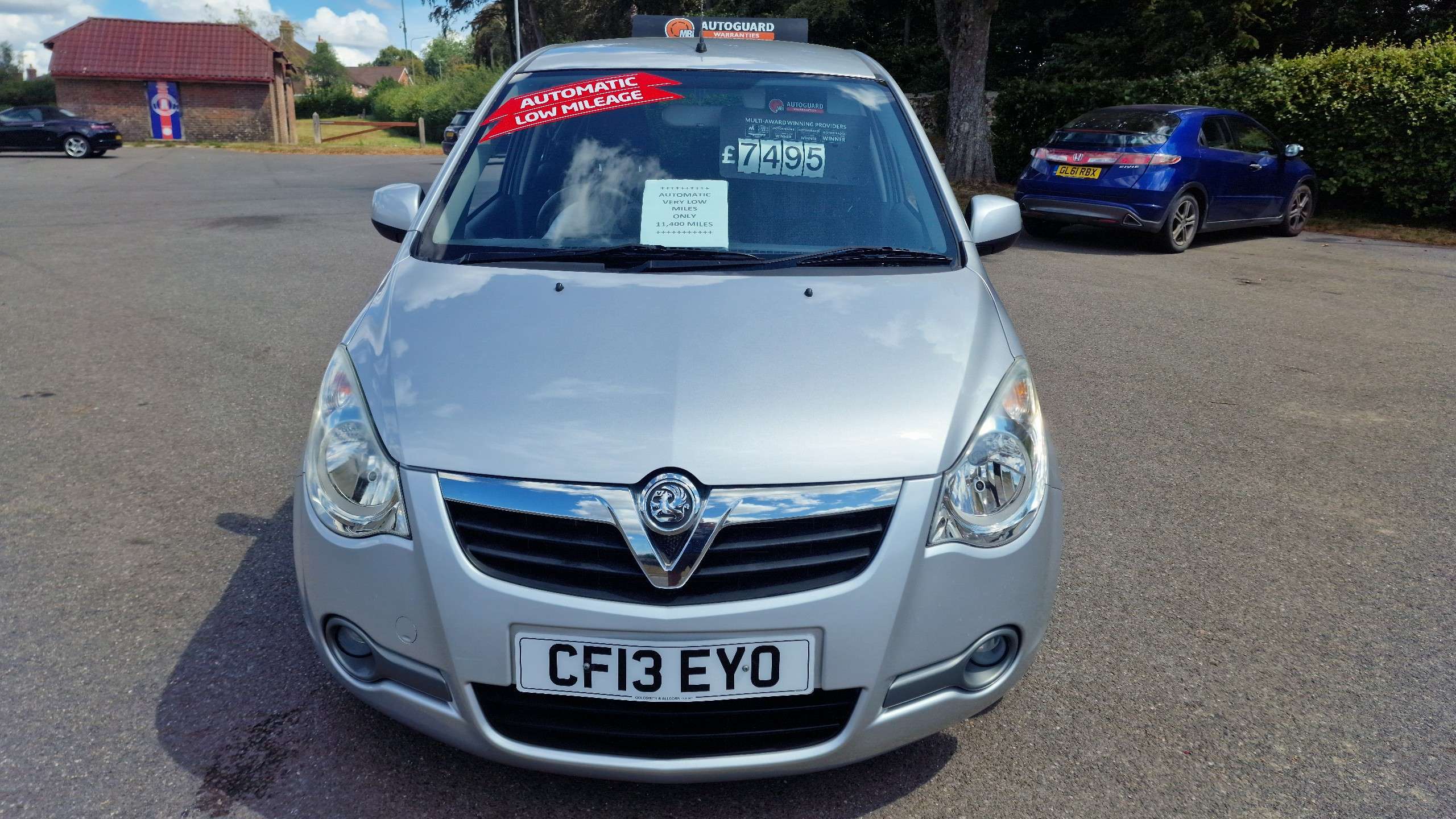 A 2013 VAUXHALL AGILA 1.2 VVT SE MPV 5dr Petrol Auto Euro 5 (94 ps)+VERY LOW MILEAGE ONLY 11,400 MILES,AUTOMATIC,SERVICE HISTORY,2 KEYS A 2013 VAUXHALL AGILA 1.2 VVT SE MPV 5dr Petrol Auto Euro 5 (94 ps)+VERY LOW MILEAGE ONLY 11,400 MILES,AUTOMATIC,SERVICE HISTORY,2 KEYS