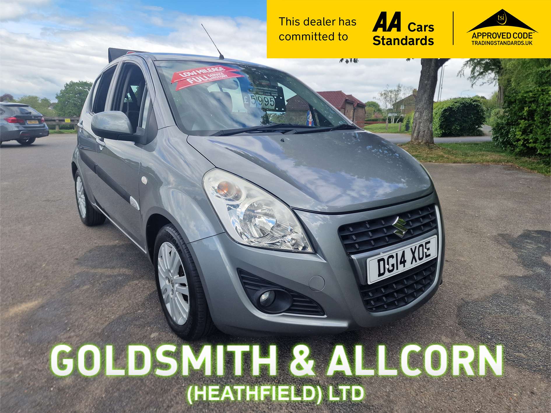 A 2014 SUZUKI SPLASH 1.2 SZ4 MPV 5dr Petrol Manual Euro 5 (94 ps)+LOW MILEAGE,FULL SERVICE HISTORY+ A 2014 SUZUKI SPLASH 1.2 SZ4 MPV 5dr Petrol Manual Euro 5 (94 ps)+LOW MILEAGE,FULL SERVICE HISTORY+