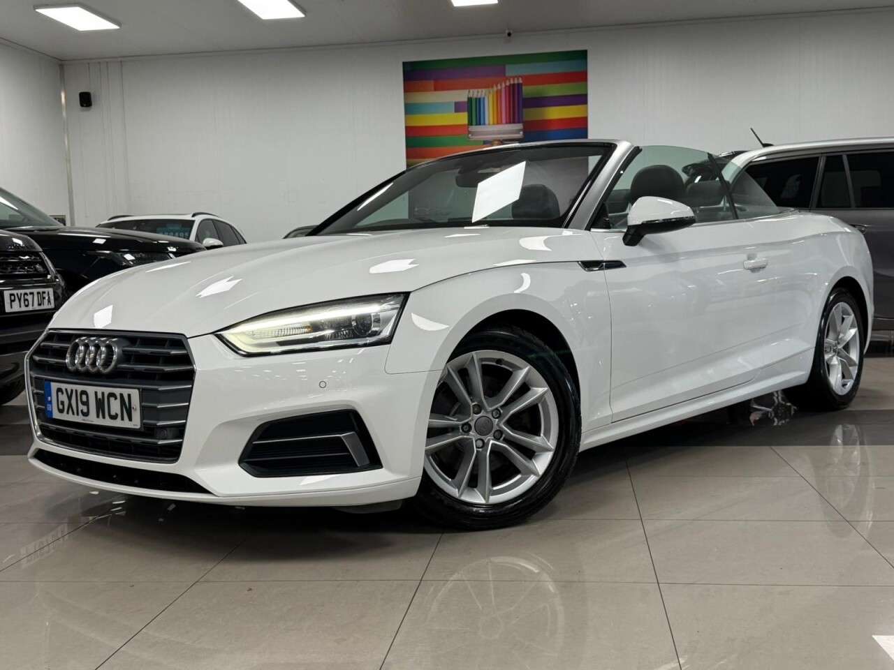 A 2019 AUDI A5 CABRIOLET 2.0 TFSI 40 Sport Convertible 2dr Petrol Manual Euro 6 (s/s) (190 ps) STUNN A 2019 AUDI A5 CABRIOLET 2.0 TFSI 40 Sport Convertible 2dr Petrol Manual Euro 6 (s/s) (190 ps) STUNN