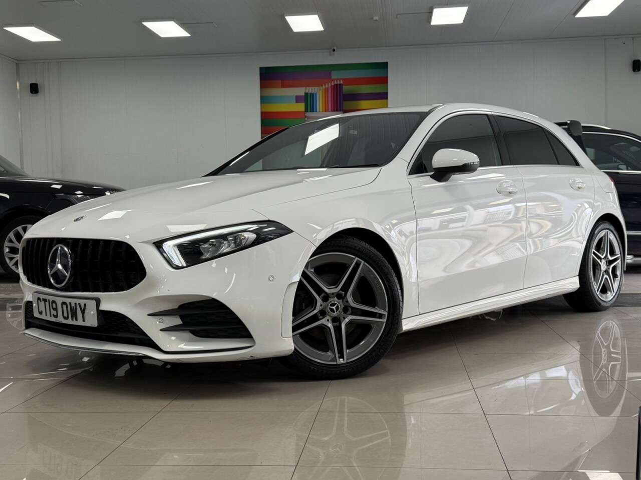 A 2019 MERCEDES-BENZ A-CLASS 1.3 A180 AMG Line (Executive) Hatchback 5dr Petrol 7G-DCT Euro 6 (s/s) (136 A 2019 MERCEDES-BENZ A-CLASS 1.3 A180 AMG Line (Executive) Hatchback 5dr Petrol 7G-DCT Euro 6 (s/s) (136