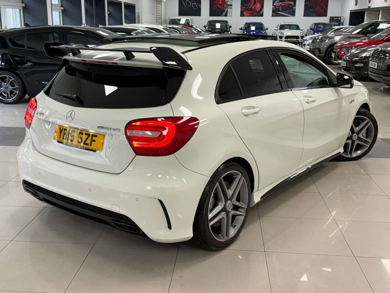 A 2015 MERCEDES-BENZ A-CLASS 2.0 A45 AMG Hatchback 5dr Petrol SpdS DCT 4MATIC Euro 6 (s/s) (360 ps) FULL A 2015 MERCEDES-BENZ A-CLASS 2.0 A45 AMG Hatchback 5dr Petrol SpdS DCT 4MATIC Euro 6 (s/s) (360 ps) FULL