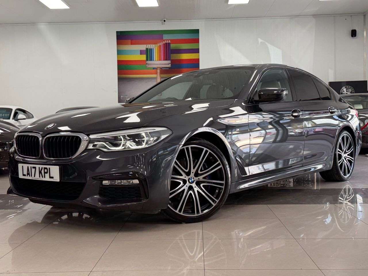 A 2017 BMW 5 SERIES 3.0 530d M Sport Saloon 4dr Diesel Auto Euro 6 (s/s) (265 ps) ADAPTIVE ICON A 2017 BMW 5 SERIES 3.0 530d M Sport Saloon 4dr Diesel Auto Euro 6 (s/s) (265 ps) ADAPTIVE ICON