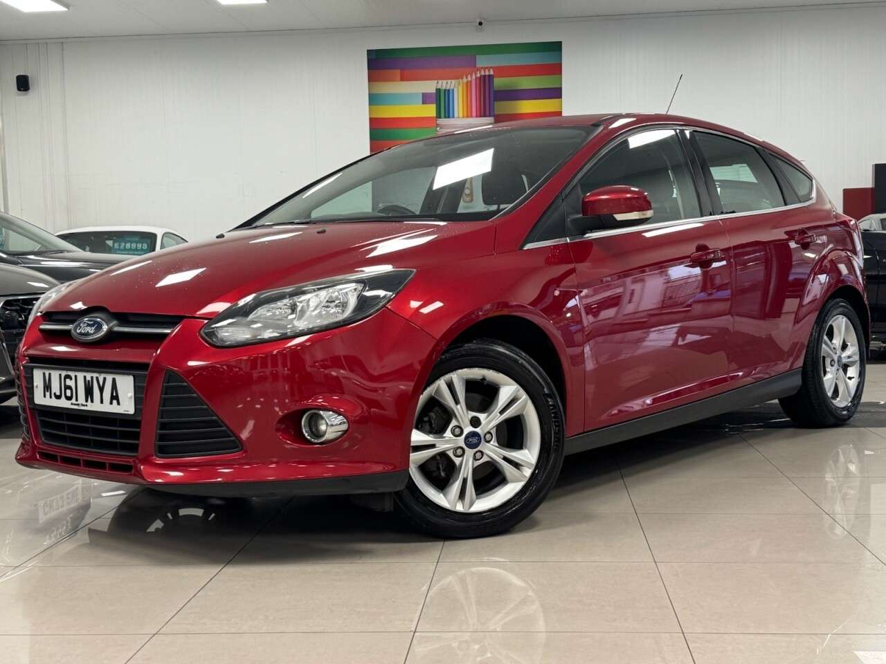 A 2011 FORD FOCUS 1.6 Zetec Hatchback 5dr Petrol Manual Euro 5 (125 ps) FINISHED IN RED + BLU A 2011 FORD FOCUS 1.6 Zetec Hatchback 5dr Petrol Manual Euro 5 (125 ps) FINISHED IN RED + BLU