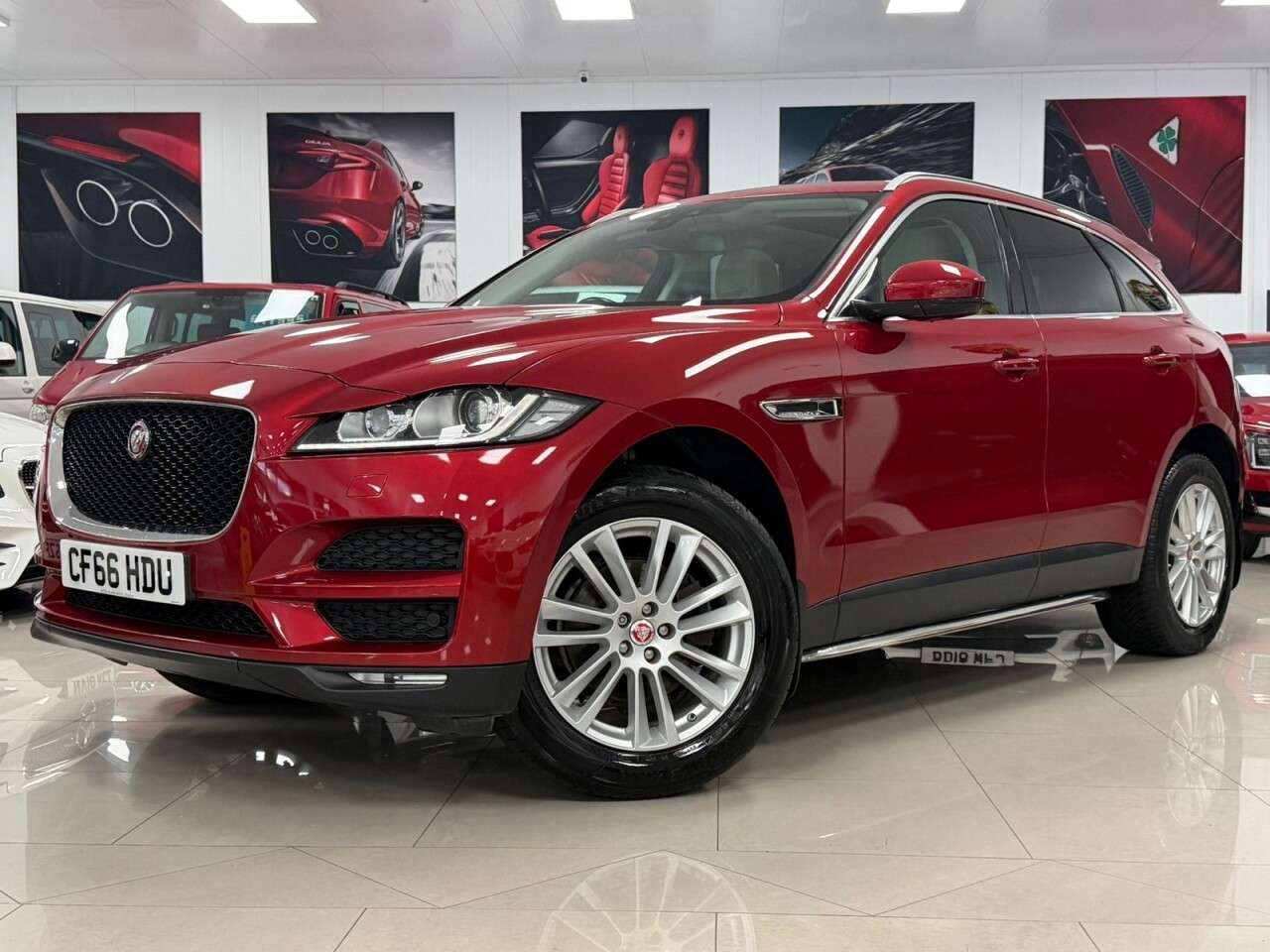 A 2016 JAGUAR F-PACE 2.0 D180 Portfolio SUV 5dr Diesel Auto AWD Euro 6 (s/s) (180 ps) PANORAMIC A 2016 JAGUAR F-PACE 2.0 D180 Portfolio SUV 5dr Diesel Auto AWD Euro 6 (s/s) (180 ps) PANORAMIC