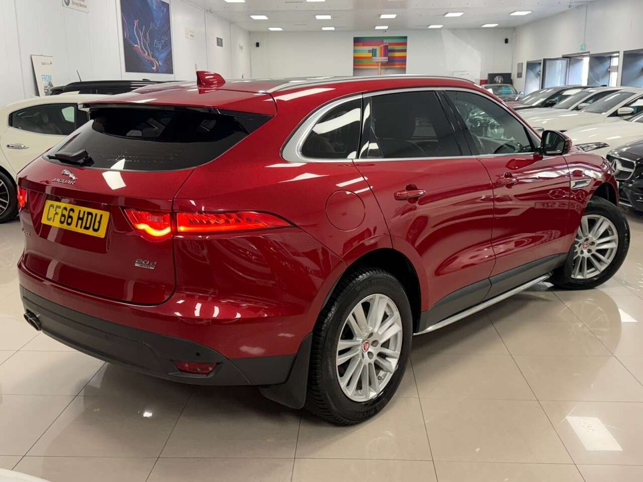 A 2016 JAGUAR F-PACE 2.0 D180 Portfolio SUV 5dr Diesel Auto AWD Euro 6 (s/s) (180 ps) PANORAMIC A 2016 JAGUAR F-PACE 2.0 D180 Portfolio SUV 5dr Diesel Auto AWD Euro 6 (s/s) (180 ps) PANORAMIC